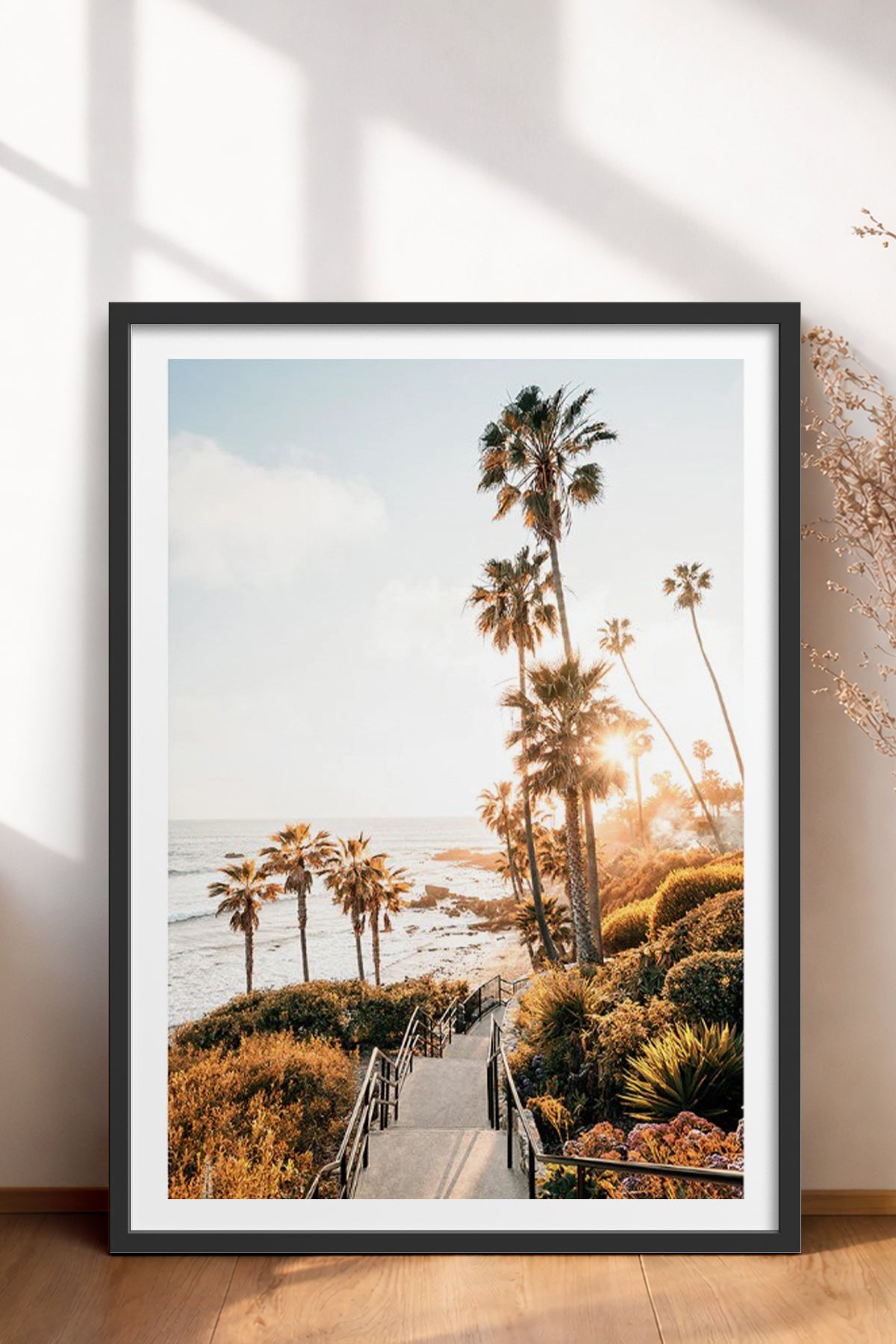 HOMEPACK Ahşap Çerçeveli Tablo Çerçeveli Poster Sanatsal Modern Duvar Dekoru BEK-8075
