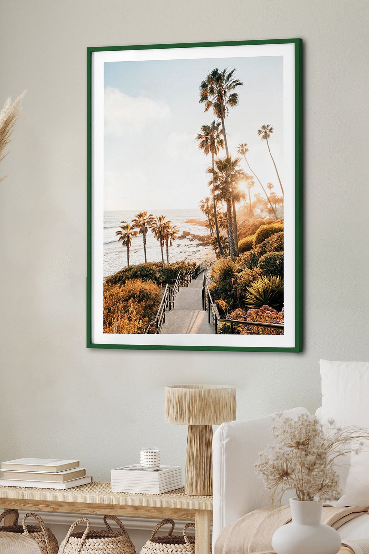 HOMEPACK Ahşap Çerçeveli Tablo Çerçeveli Poster Sanatsal Modern Duvar Dekoru BEK-8075