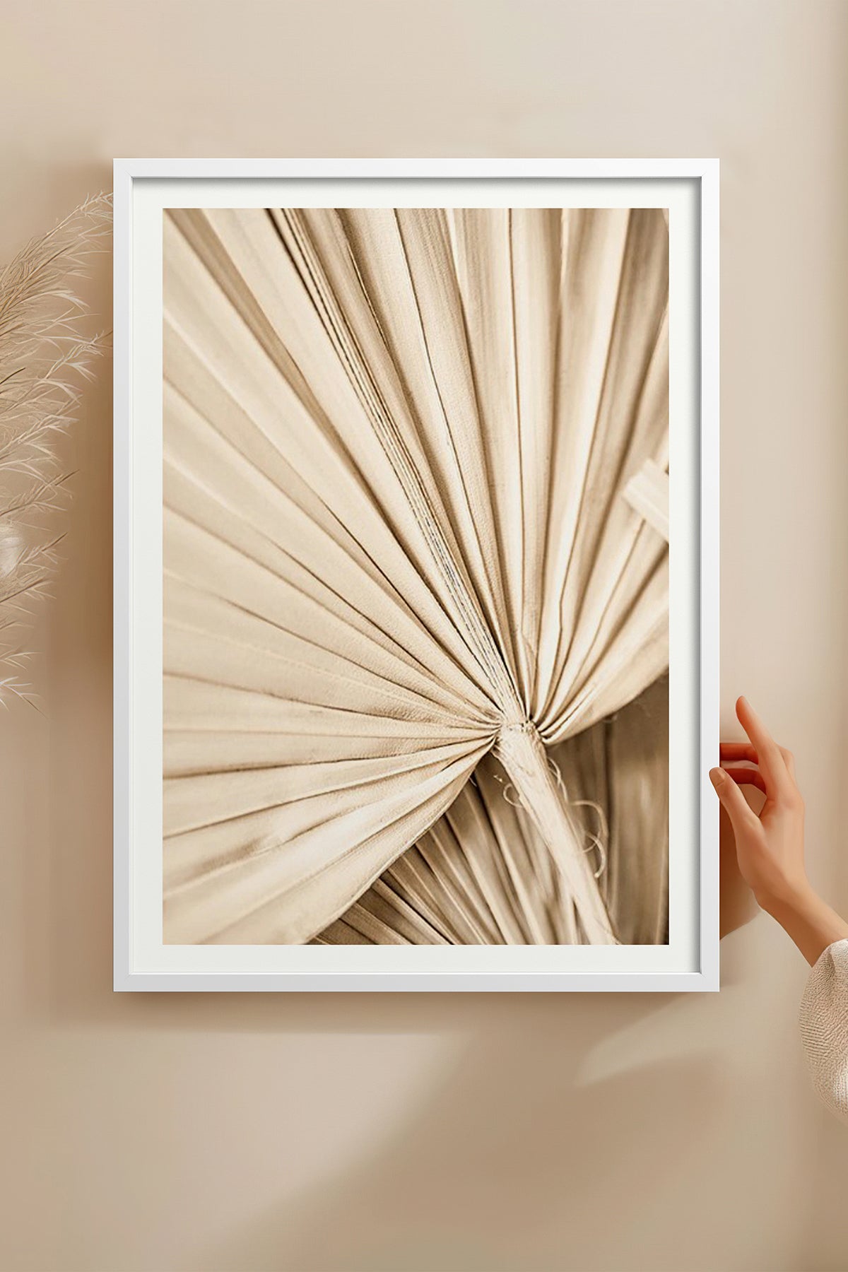 HOMEPACK Ahşap Çerçeveli Tablo Çerçeveli Poster Sanatsal Modern Duvar Dekoru BEK-8076