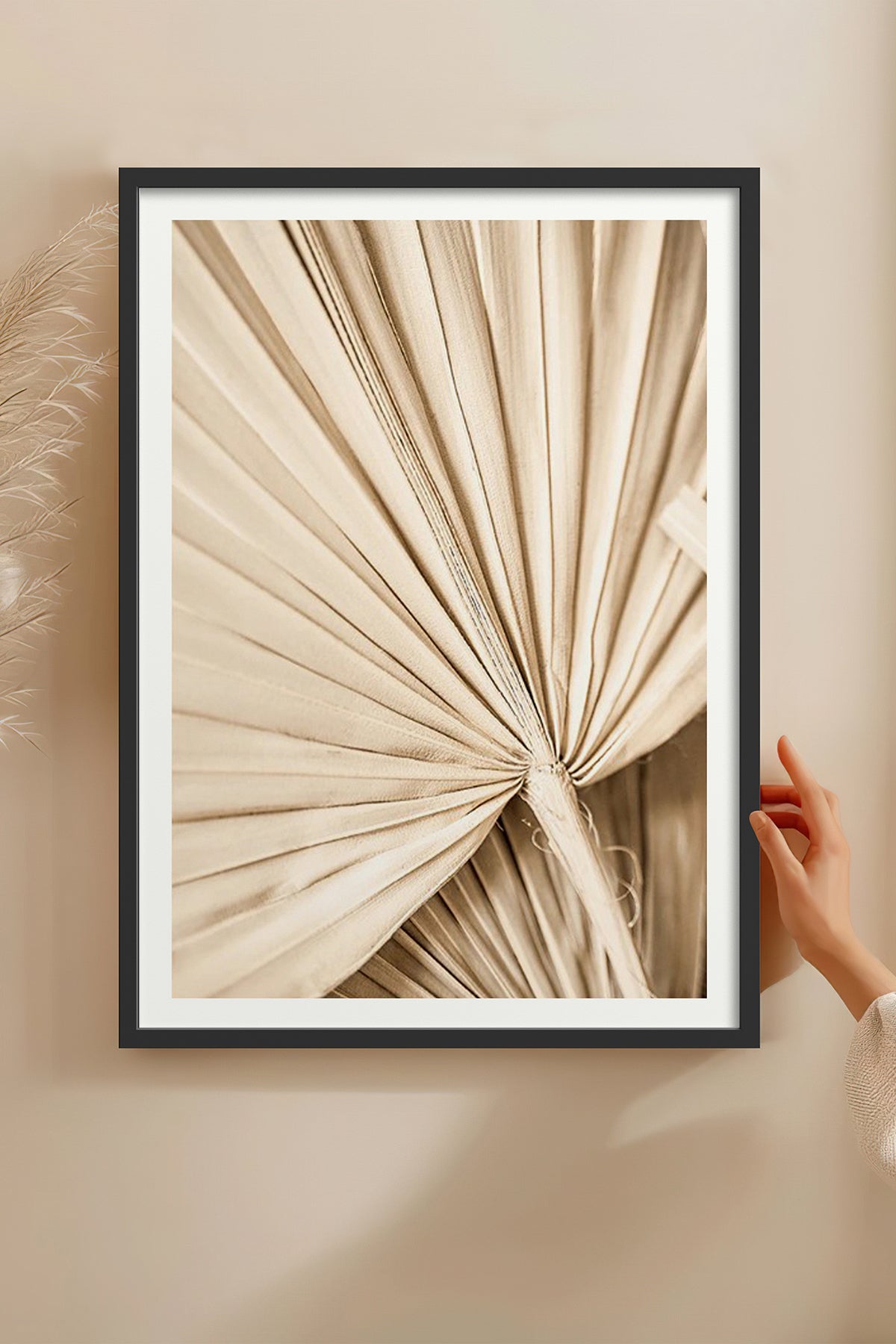 HOMEPACK Ahşap Çerçeveli Tablo Çerçeveli Poster Sanatsal Modern Duvar Dekoru BEK-8076