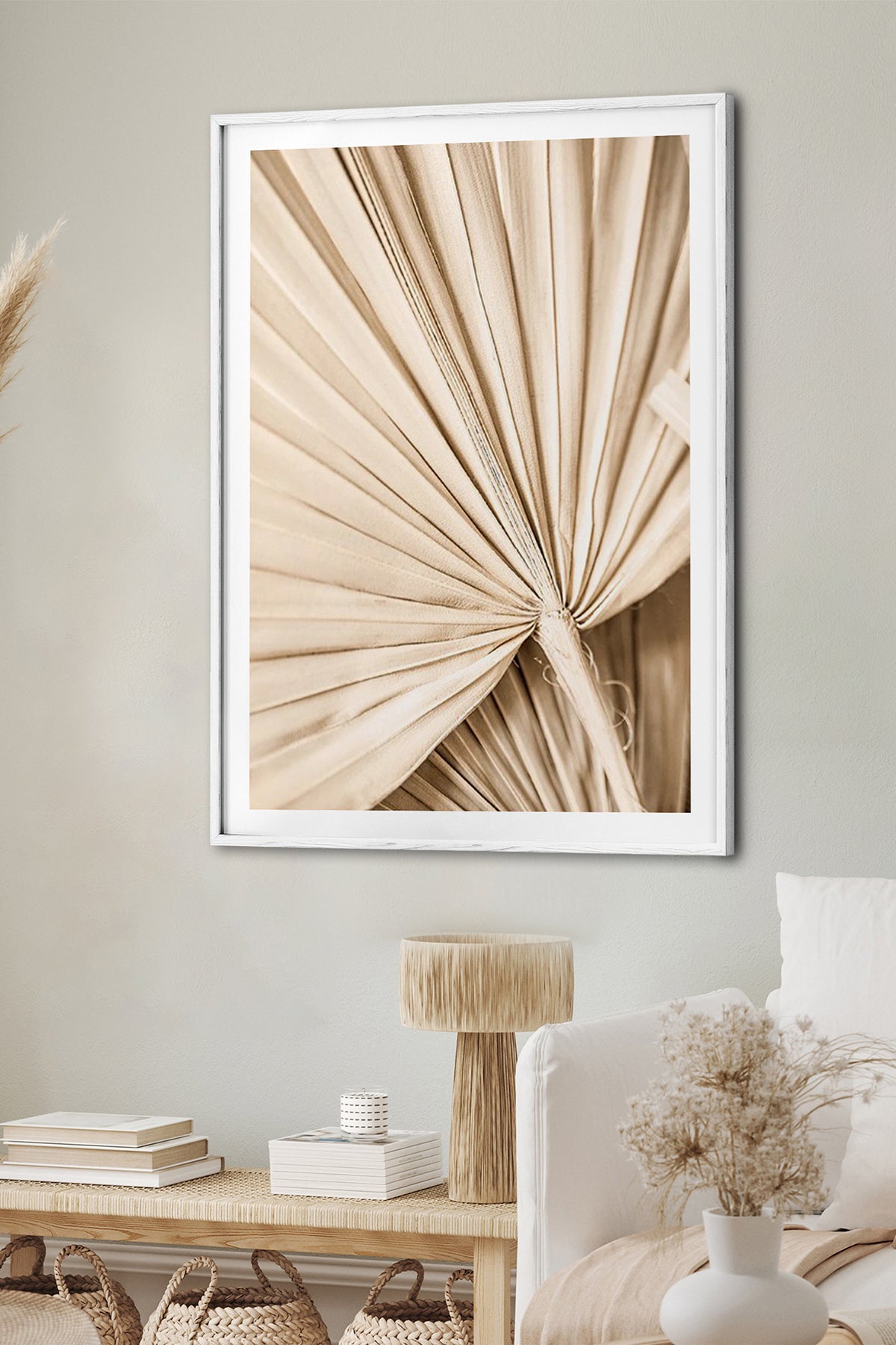 HOMEPACK Ahşap Çerçeveli Tablo Çerçeveli Poster Sanatsal Modern Duvar Dekoru BEK-8076
