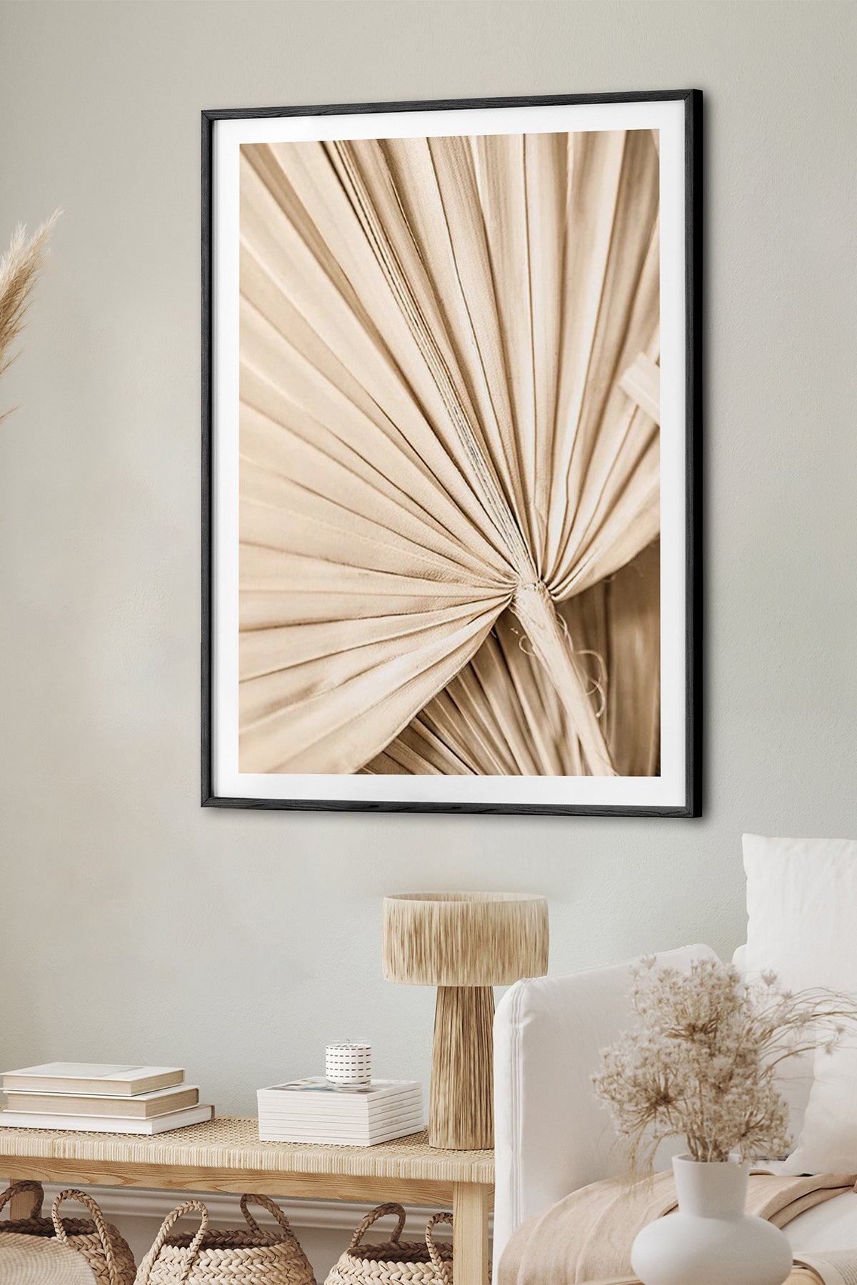 HOMEPACK Ahşap Çerçeveli Tablo Çerçeveli Poster Sanatsal Modern Duvar Dekoru BEK-8076