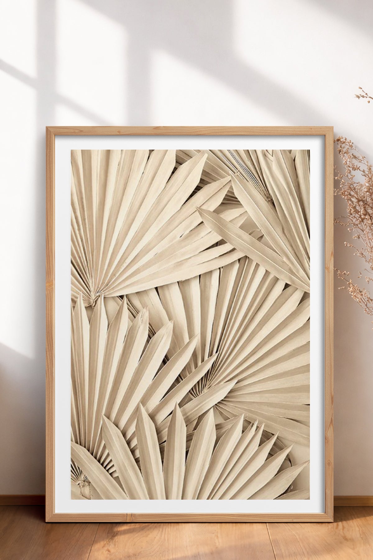 HOMEPACK Ahşap Çerçeveli Tablo Çerçeveli Poster Sanatsal Modern Duvar Dekoru BEK-8077