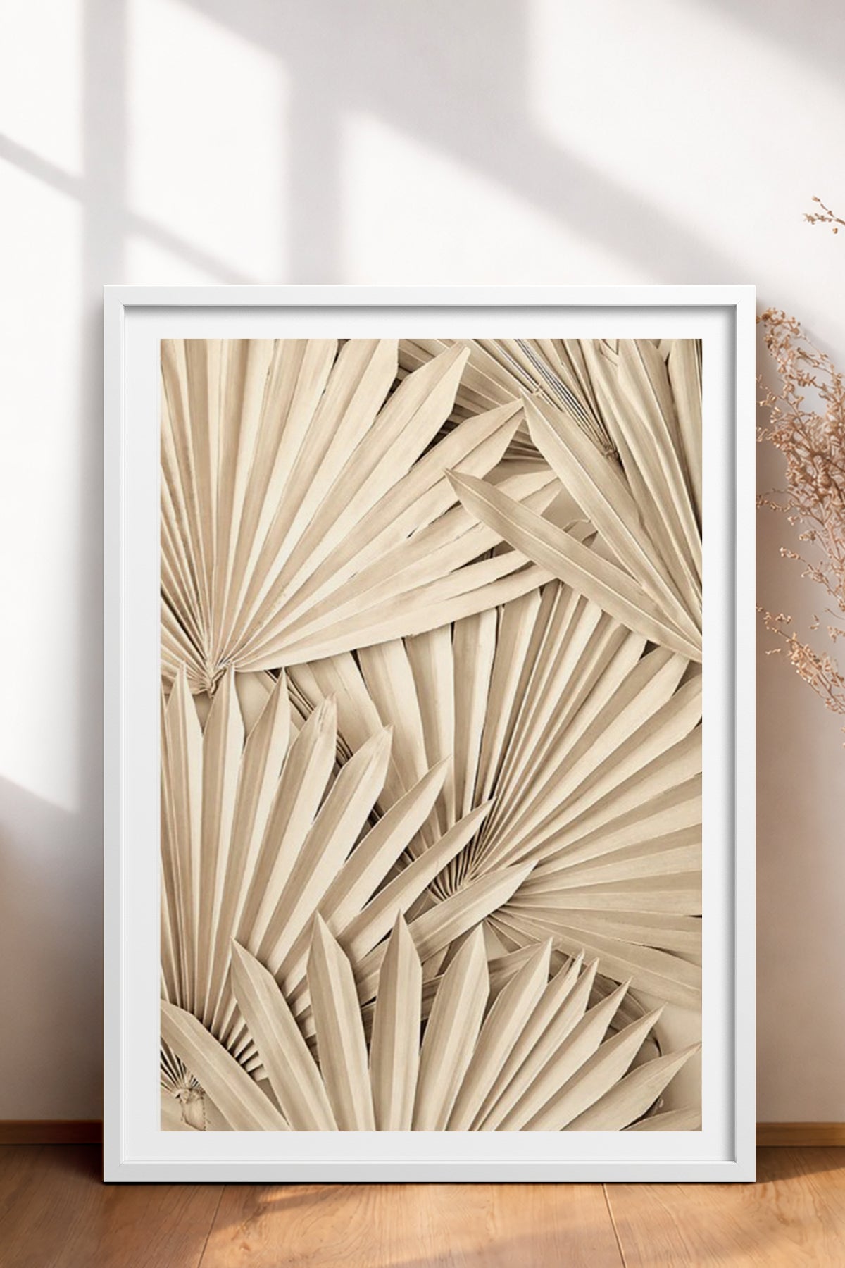HOMEPACK Ahşap Çerçeveli Tablo Çerçeveli Poster Sanatsal Modern Duvar Dekoru BEK-8077