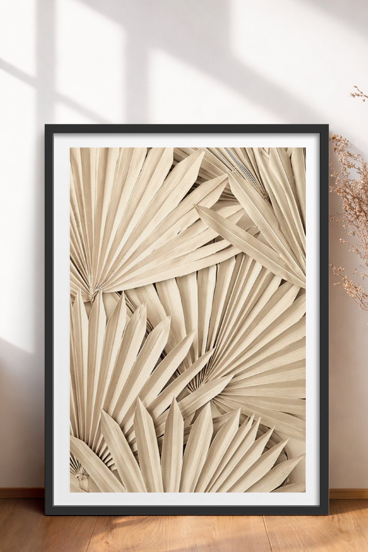 HOMEPACK Ahşap Çerçeveli Tablo Çerçeveli Poster Sanatsal Modern Duvar Dekoru BEK-8077