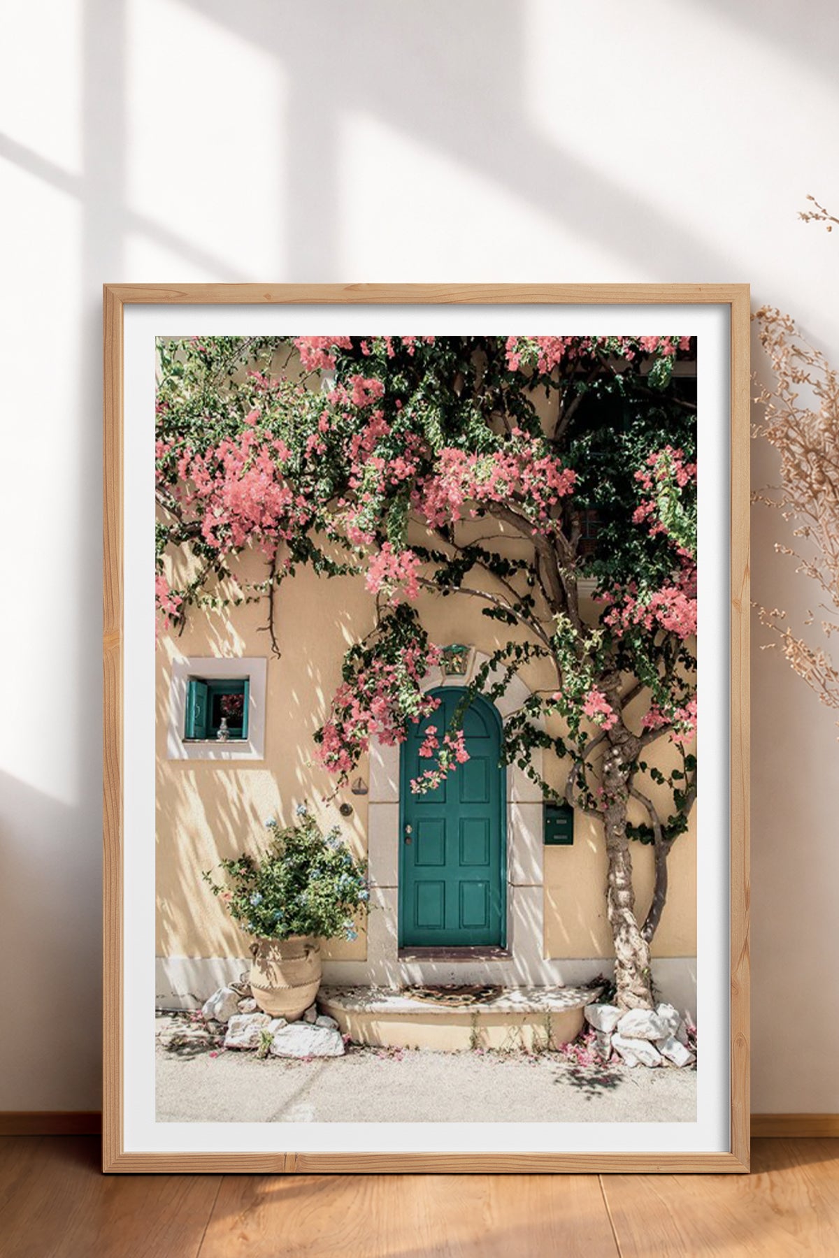 HOMEPACK Ahşap Çerçeveli Tablo Çerçeveli Poster Sanatsal Modern Duvar Dekoru BEK-8078