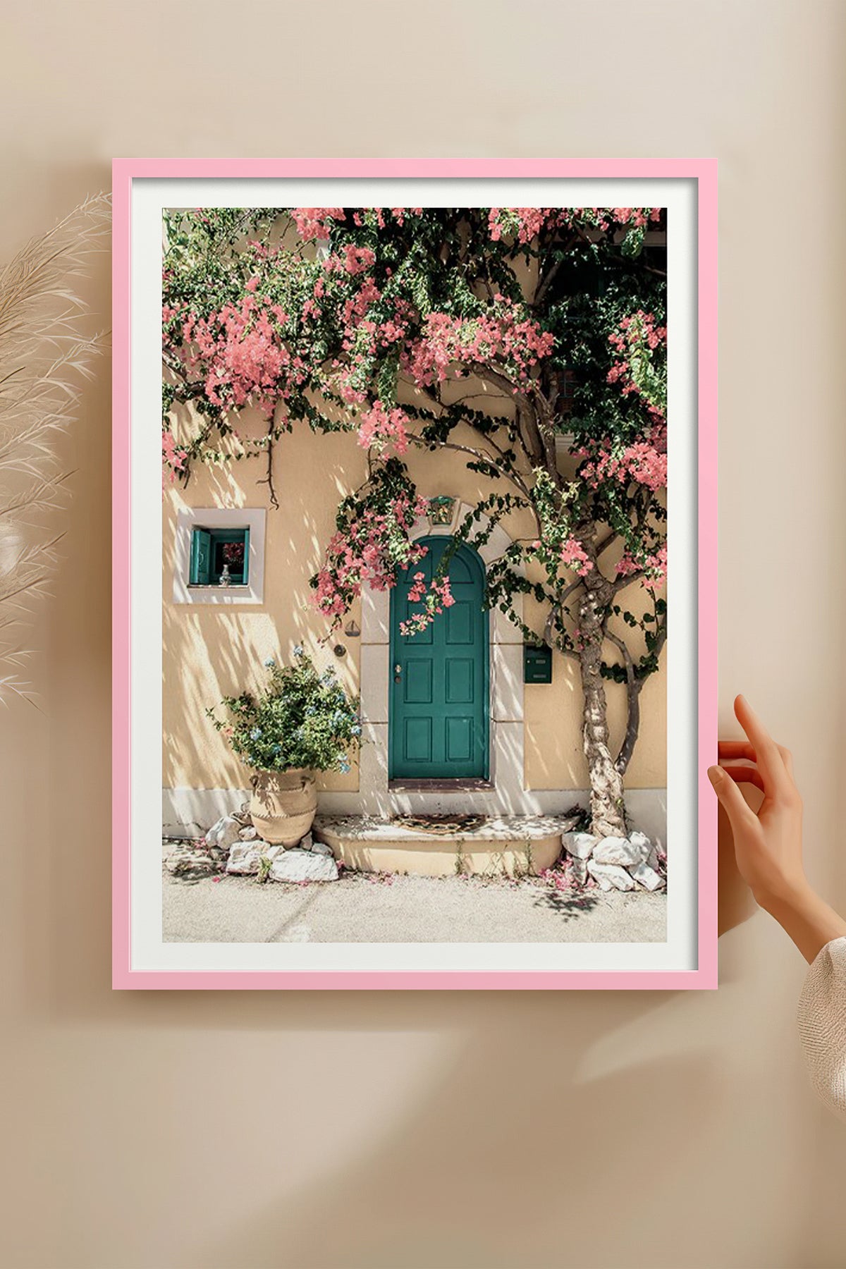 HOMEPACK Ahşap Çerçeveli Tablo Çerçeveli Poster Sanatsal Modern Duvar Dekoru BEK-8078