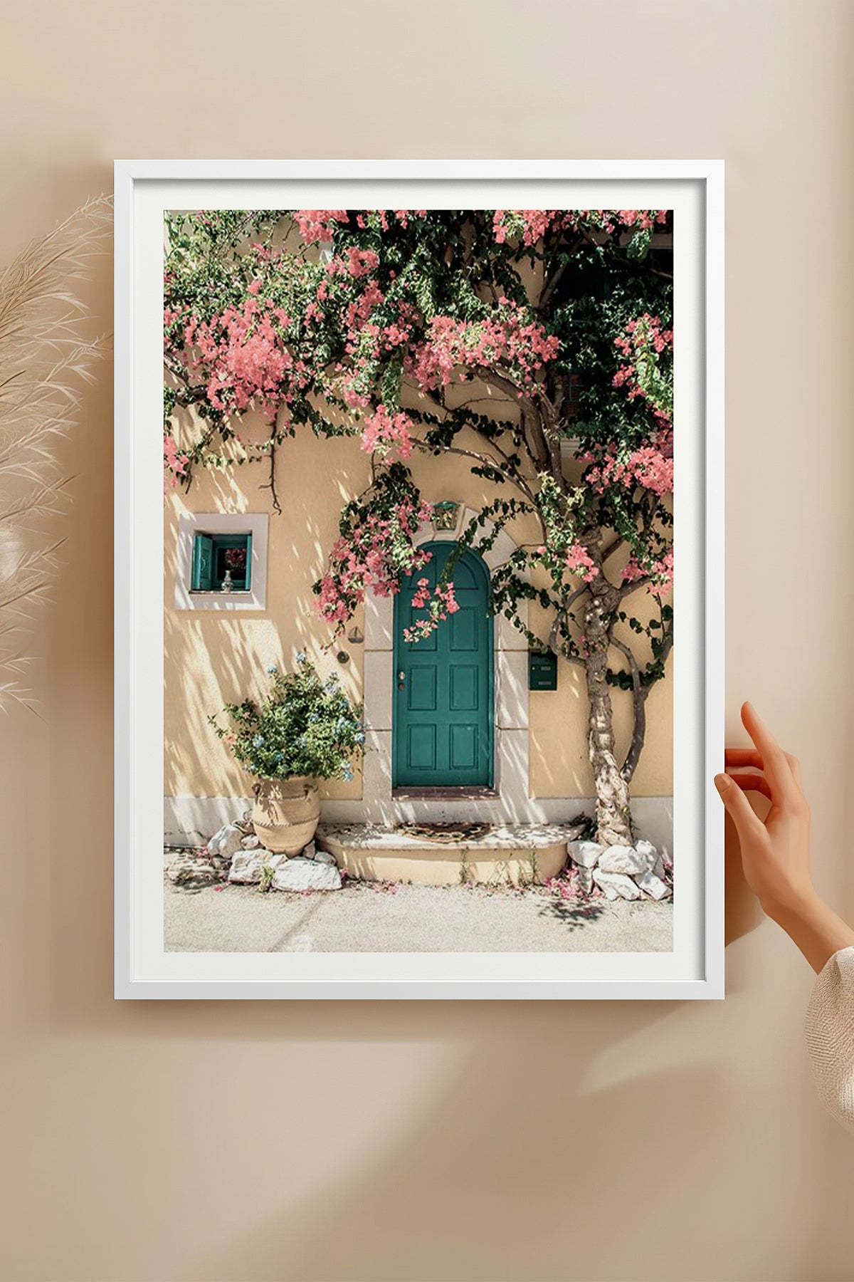 HOMEPACK Ahşap Çerçeveli Tablo Çerçeveli Poster Sanatsal Modern Duvar Dekoru BEK-8078