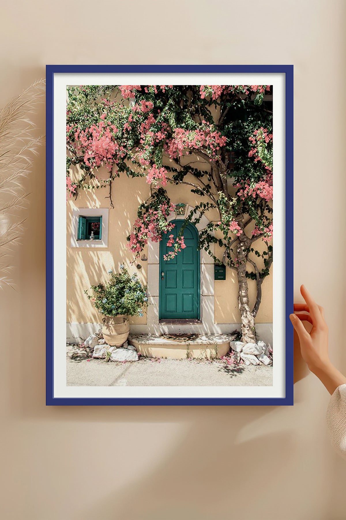 HOMEPACK Ahşap Çerçeveli Tablo Çerçeveli Poster Sanatsal Modern Duvar Dekoru BEK-8078