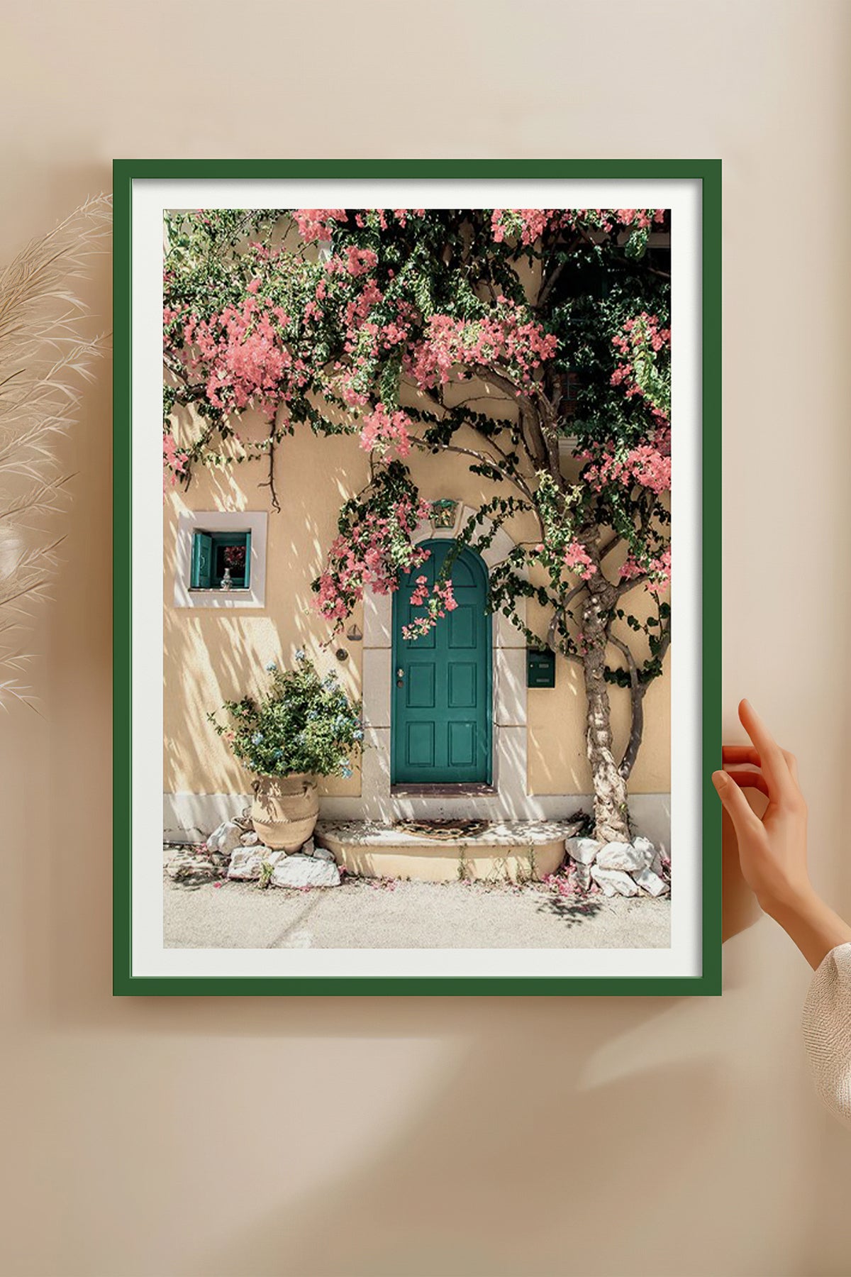 HOMEPACK Ahşap Çerçeveli Tablo Çerçeveli Poster Sanatsal Modern Duvar Dekoru BEK-8078