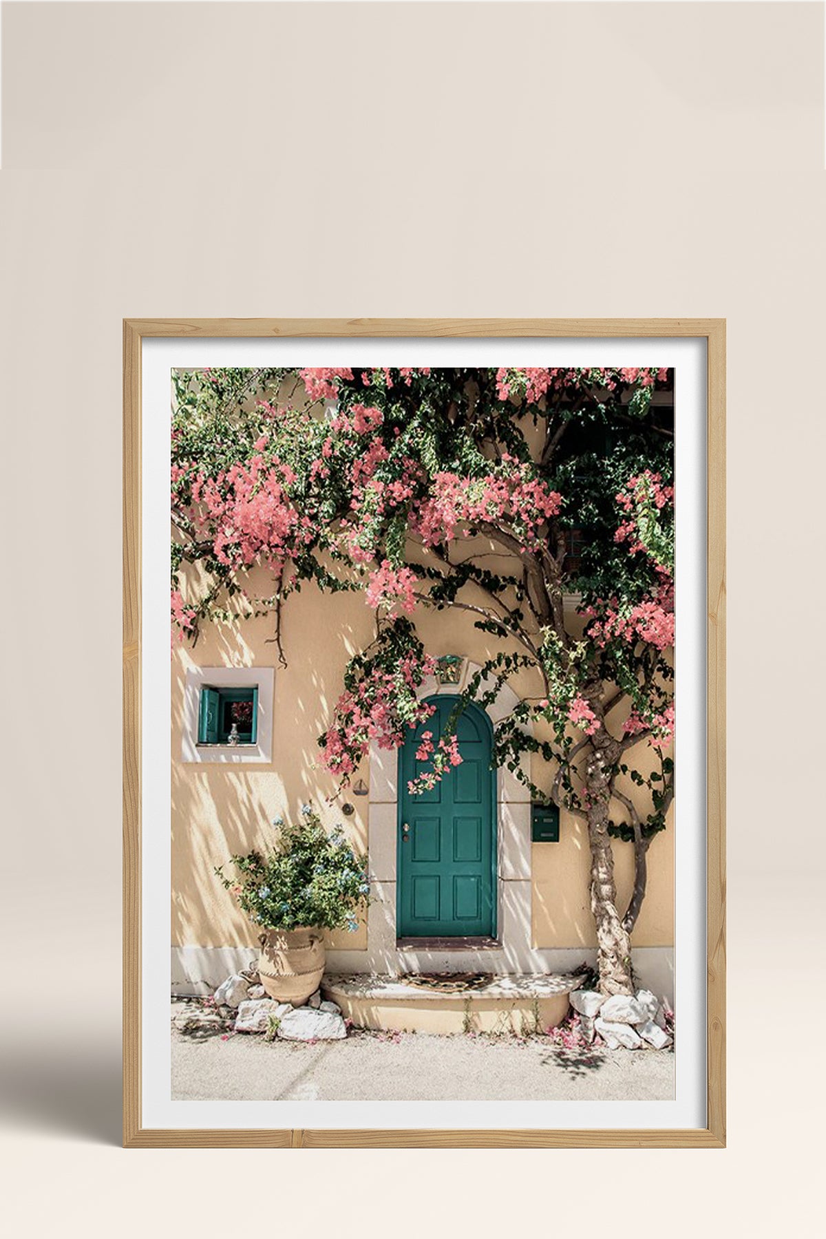HOMEPACK Ahşap Çerçeveli Tablo Çerçeveli Poster Sanatsal Modern Duvar Dekoru BEK-8078