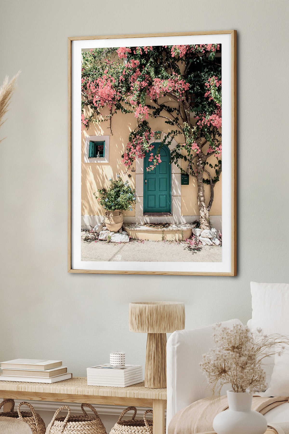 HOMEPACK Ahşap Çerçeveli Tablo Çerçeveli Poster Sanatsal Modern Duvar Dekoru BEK-8078