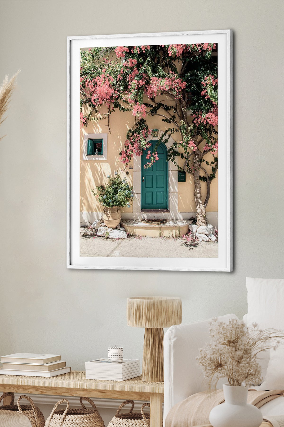 HOMEPACK Ahşap Çerçeveli Tablo Çerçeveli Poster Sanatsal Modern Duvar Dekoru BEK-8078
