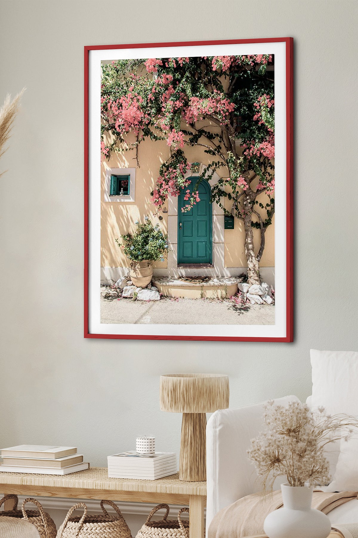 HOMEPACK Ahşap Çerçeveli Tablo Çerçeveli Poster Sanatsal Modern Duvar Dekoru BEK-8078