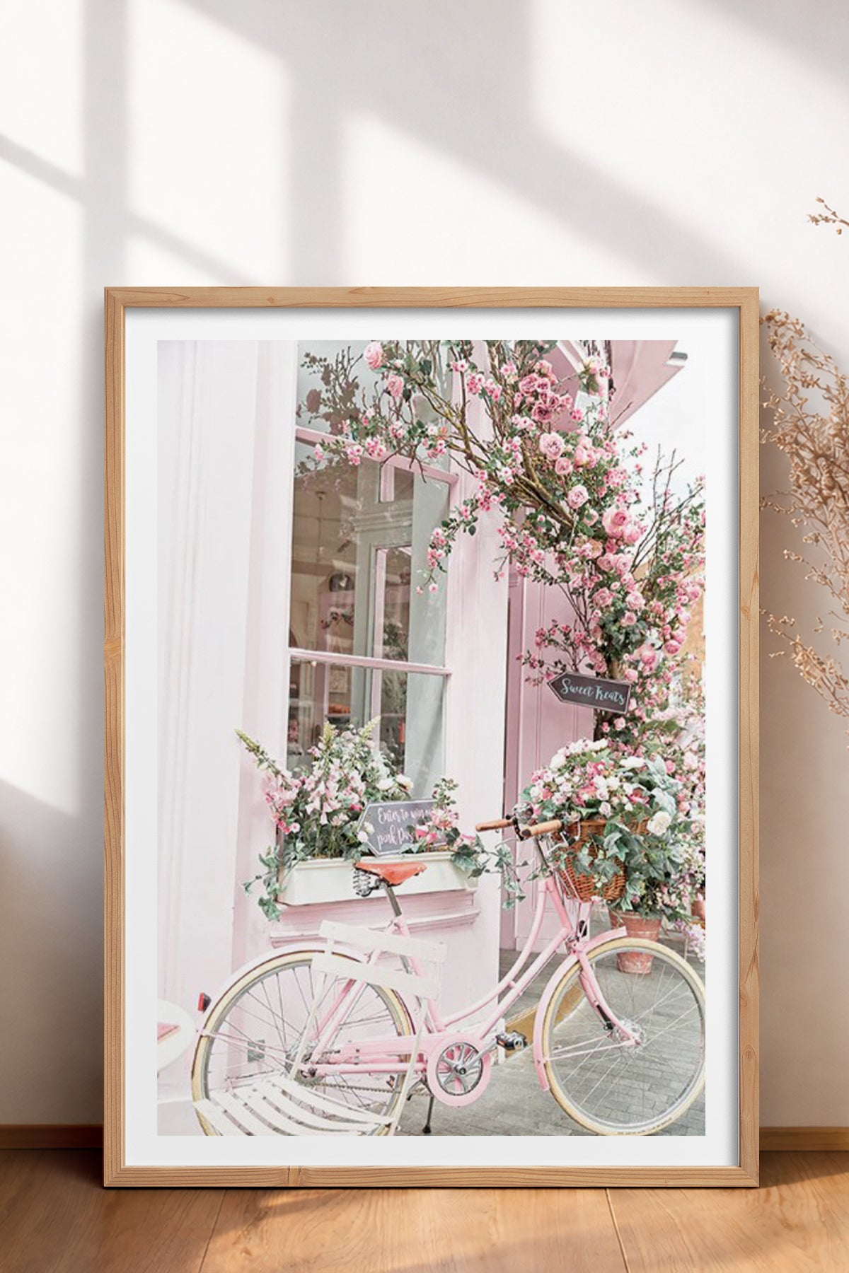 HOMEPACK Ahşap Çerçeveli Tablo Çerçeveli Poster Sanatsal Modern Duvar Dekoru BEK-8079