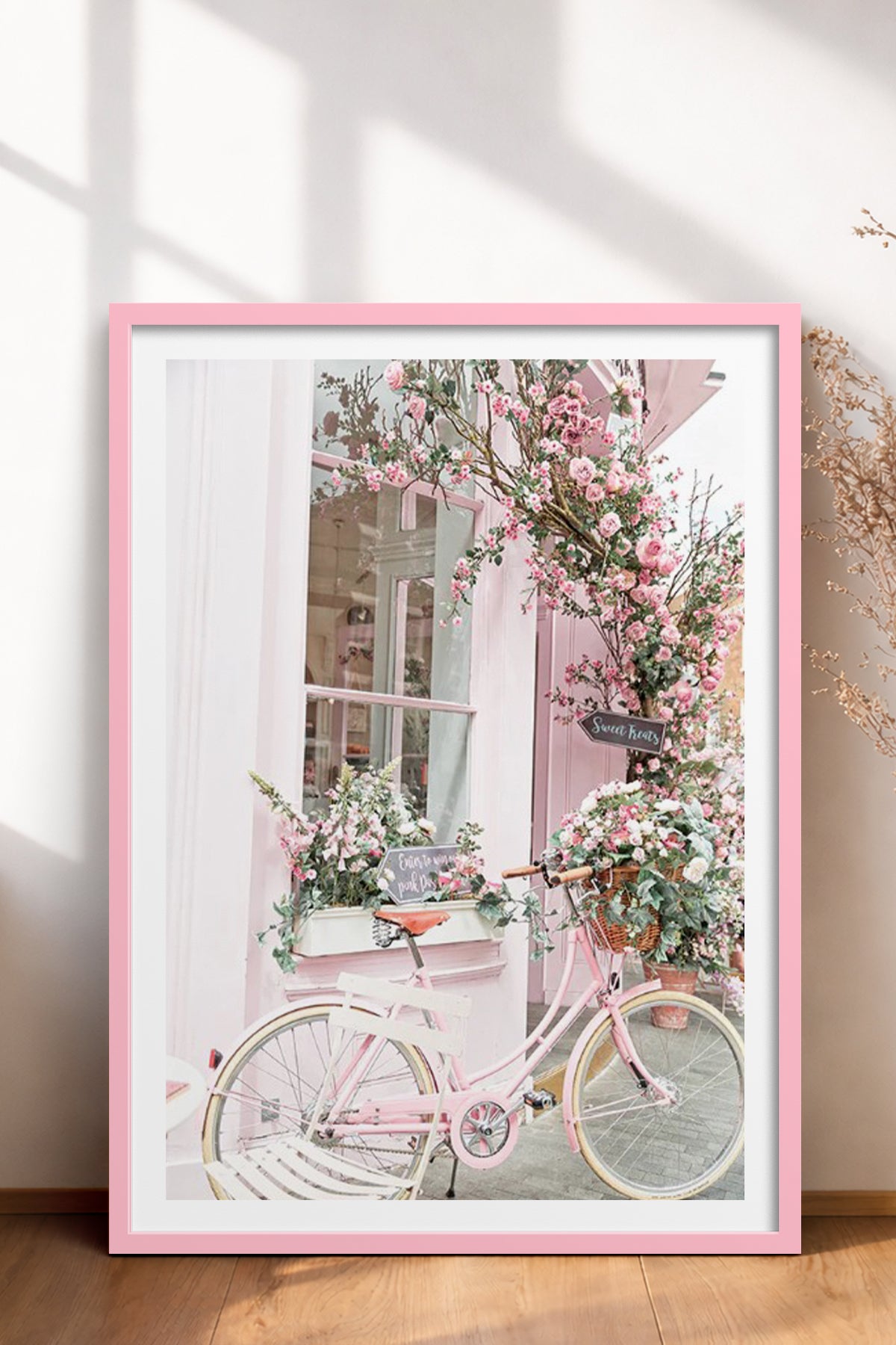 HOMEPACK Ahşap Çerçeveli Tablo Çerçeveli Poster Sanatsal Modern Duvar Dekoru BEK-8079