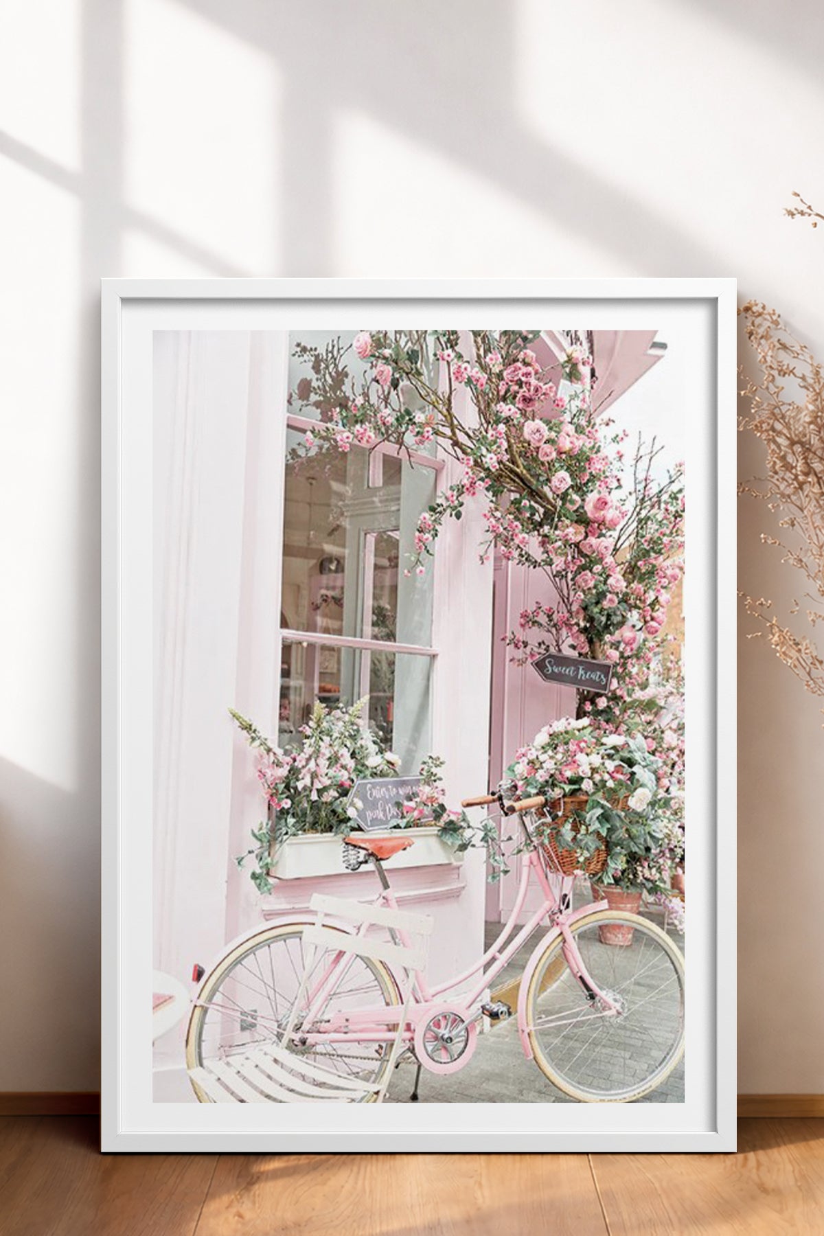 HOMEPACK Ahşap Çerçeveli Tablo Çerçeveli Poster Sanatsal Modern Duvar Dekoru BEK-8079
