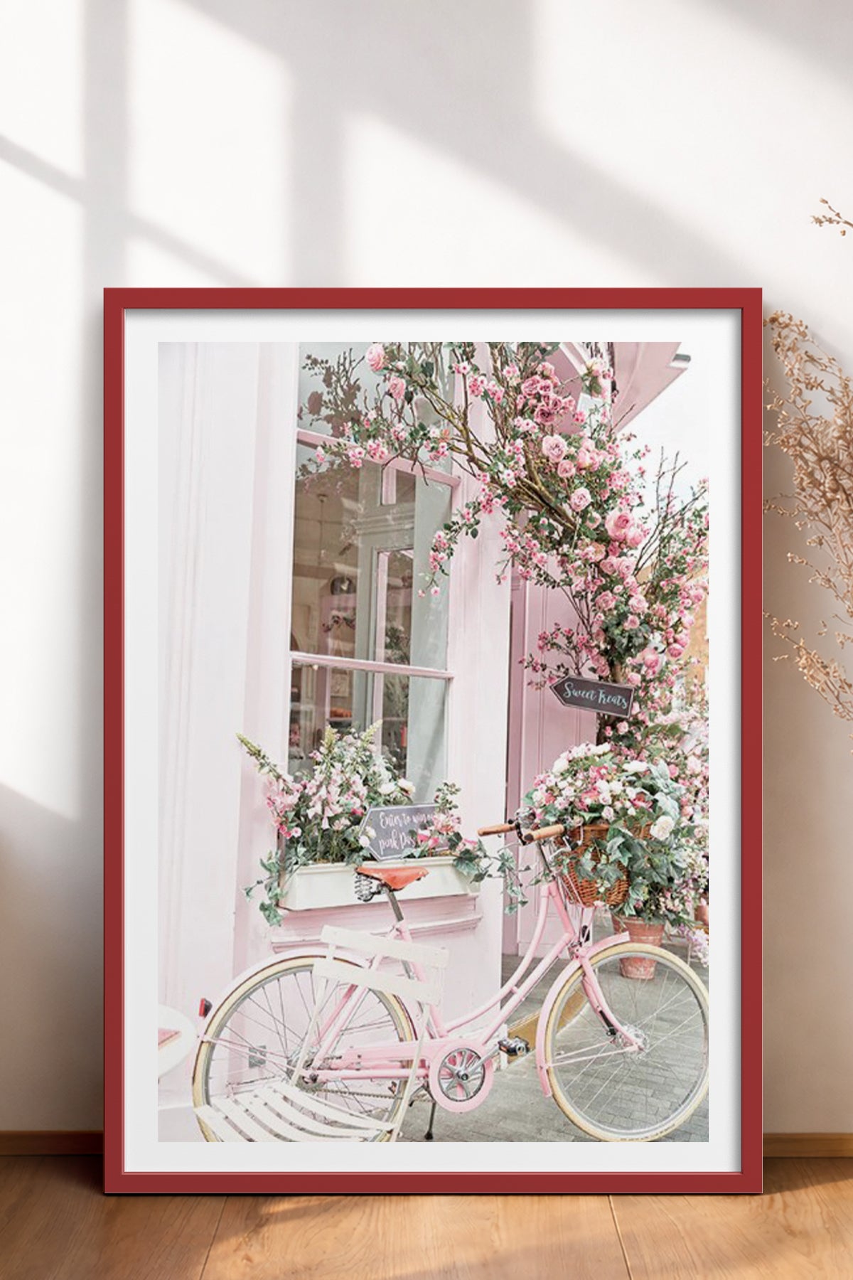 HOMEPACK Ahşap Çerçeveli Tablo Çerçeveli Poster Sanatsal Modern Duvar Dekoru BEK-8079