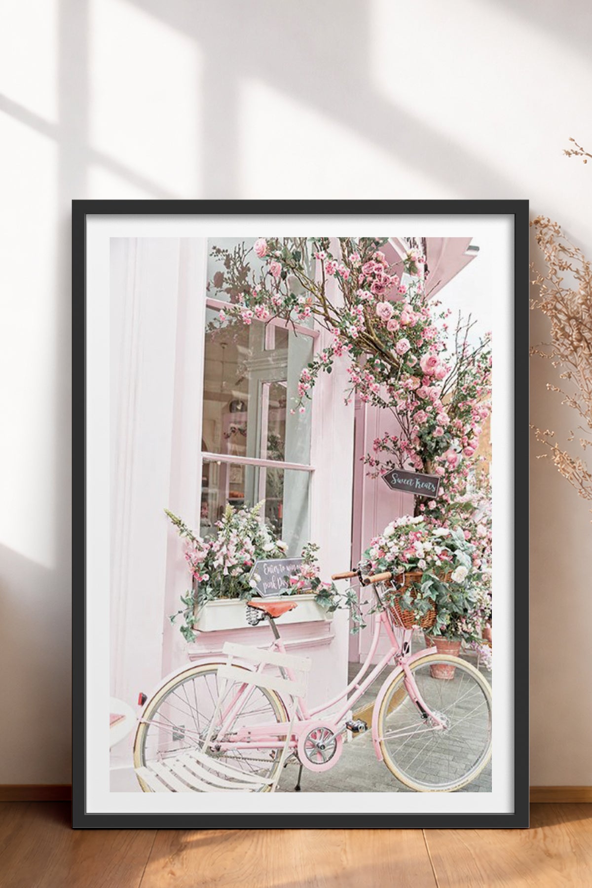 HOMEPACK Ahşap Çerçeveli Tablo Çerçeveli Poster Sanatsal Modern Duvar Dekoru BEK-8079