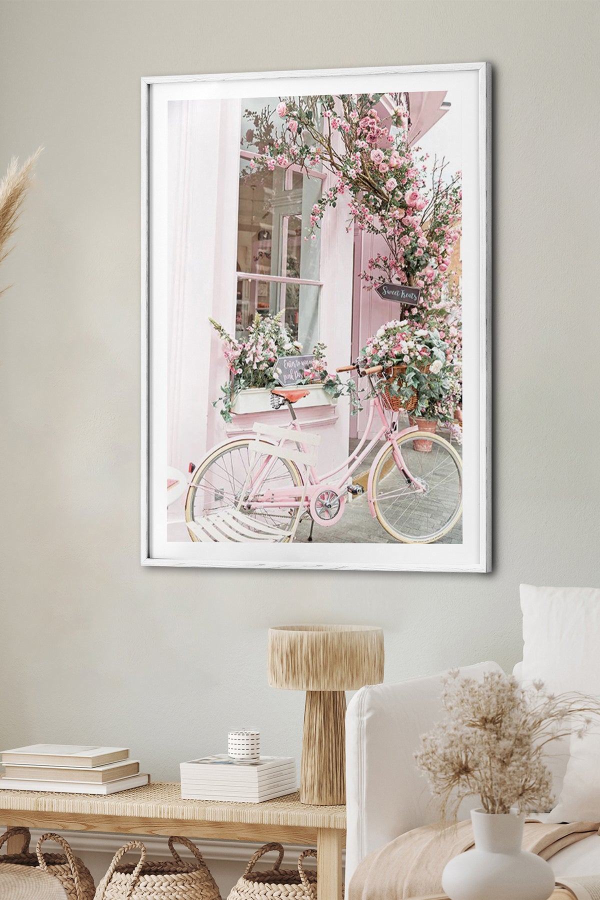 HOMEPACK Ahşap Çerçeveli Tablo Çerçeveli Poster Sanatsal Modern Duvar Dekoru BEK-8079