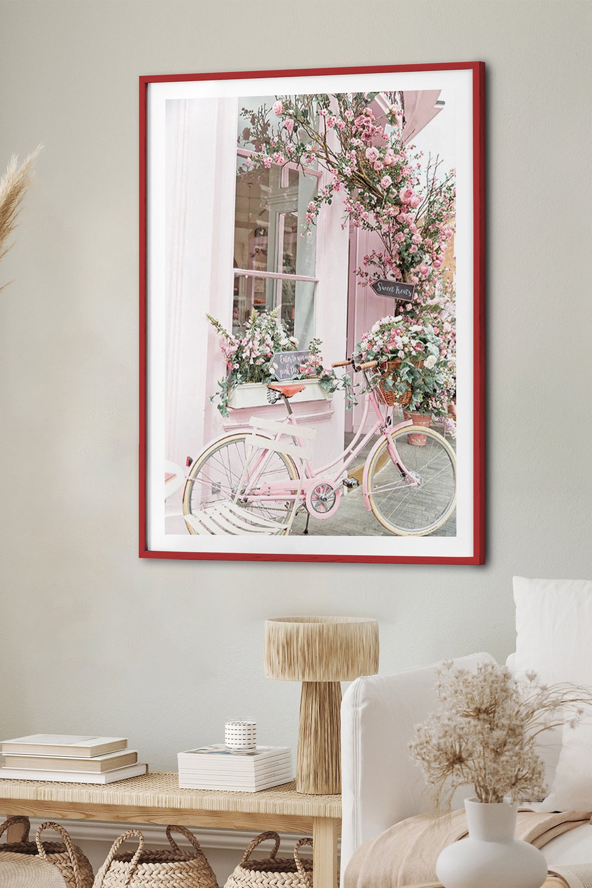 HOMEPACK Ahşap Çerçeveli Tablo Çerçeveli Poster Sanatsal Modern Duvar Dekoru BEK-8079