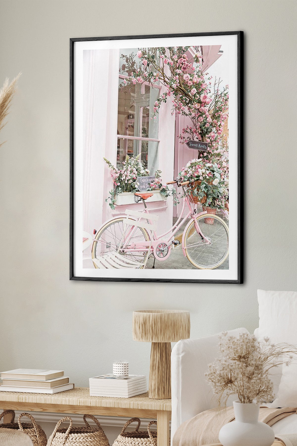 HOMEPACK Ahşap Çerçeveli Tablo Çerçeveli Poster Sanatsal Modern Duvar Dekoru BEK-8079