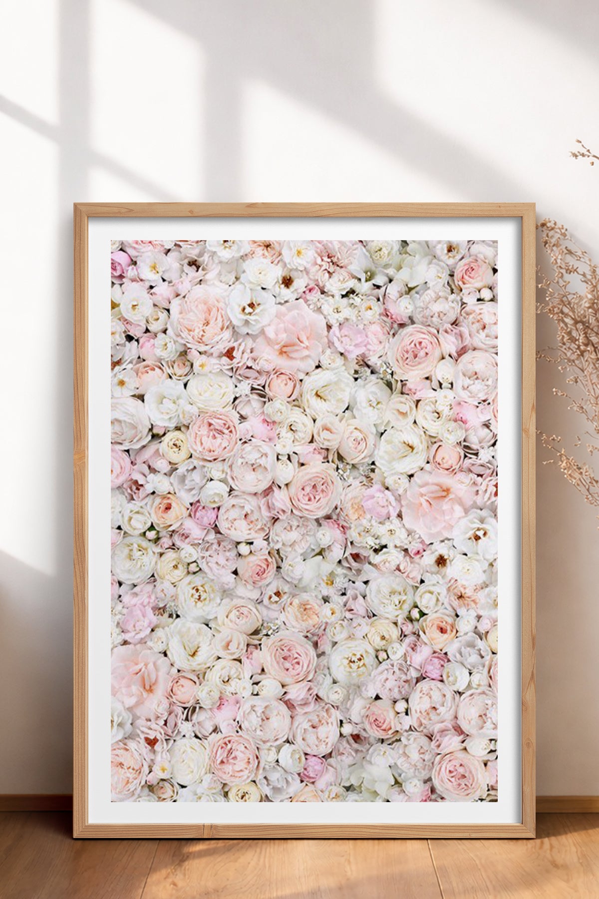HOMEPACK Ahşap Çerçeveli Tablo Çerçeveli Poster Sanatsal Modern Duvar Dekoru BEK-8080