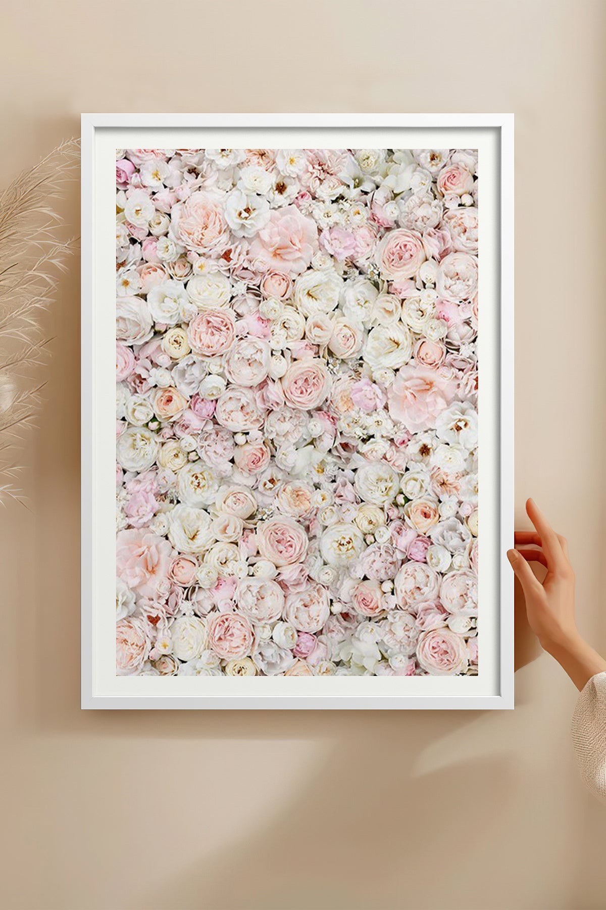 HOMEPACK Ahşap Çerçeveli Tablo Çerçeveli Poster Sanatsal Modern Duvar Dekoru BEK-8080