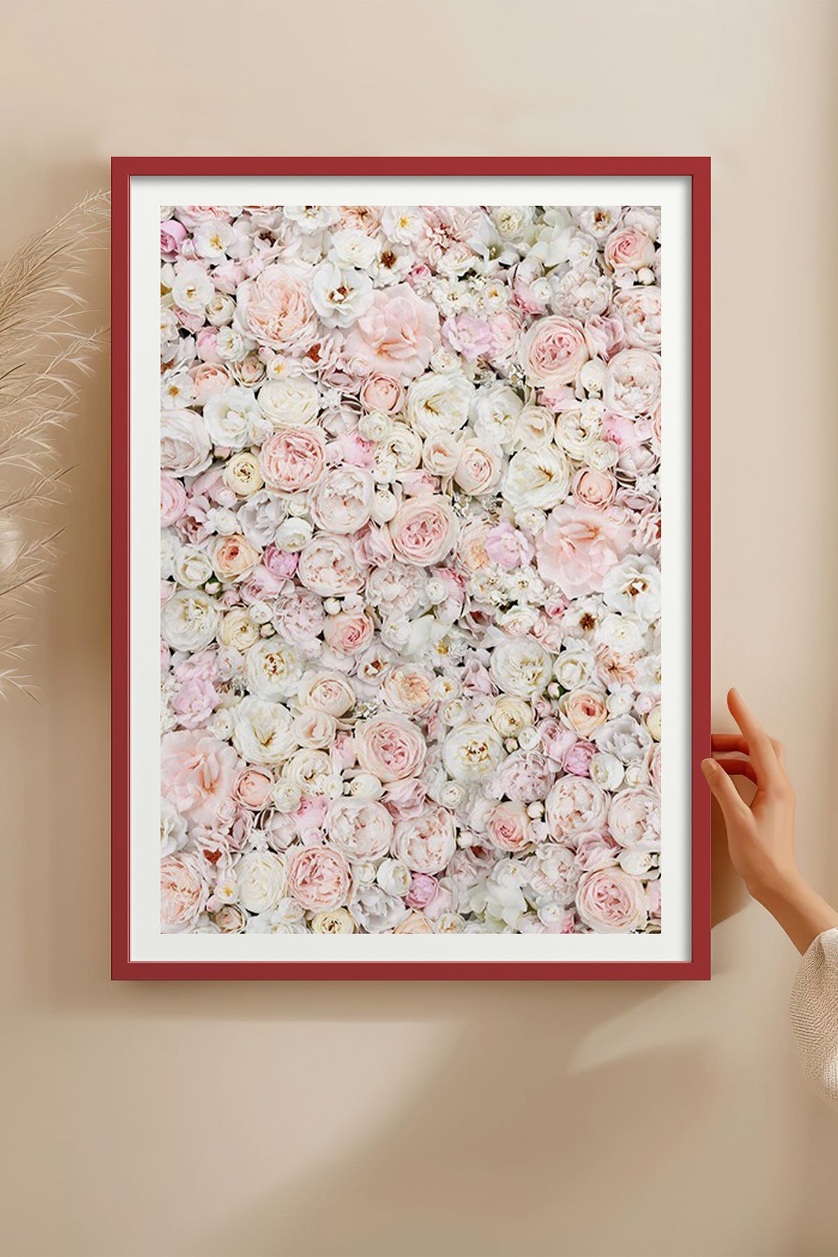 HOMEPACK Ahşap Çerçeveli Tablo Çerçeveli Poster Sanatsal Modern Duvar Dekoru BEK-8080