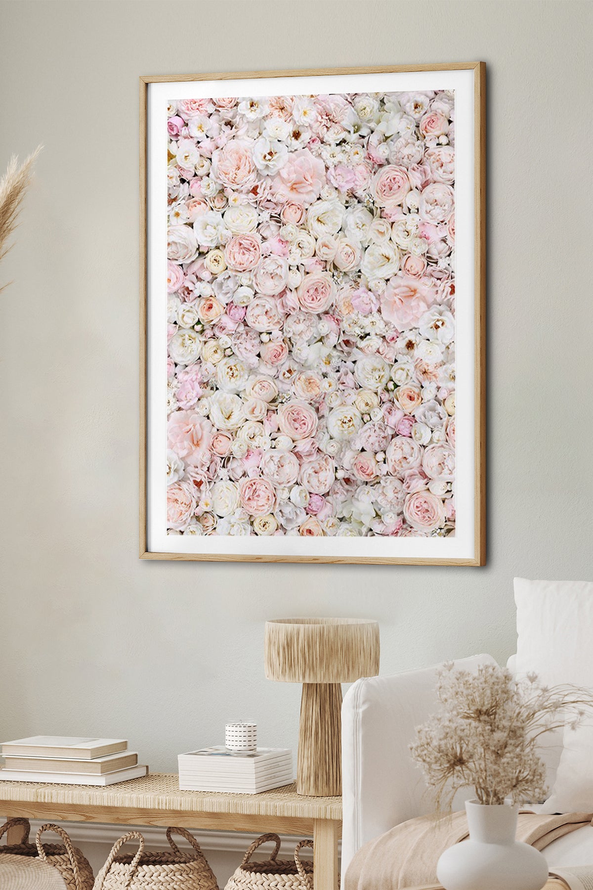 HOMEPACK Ahşap Çerçeveli Tablo Çerçeveli Poster Sanatsal Modern Duvar Dekoru BEK-8080