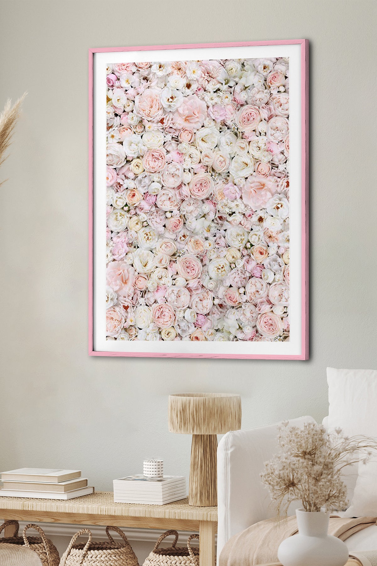 HOMEPACK Ahşap Çerçeveli Tablo Çerçeveli Poster Sanatsal Modern Duvar Dekoru BEK-8080
