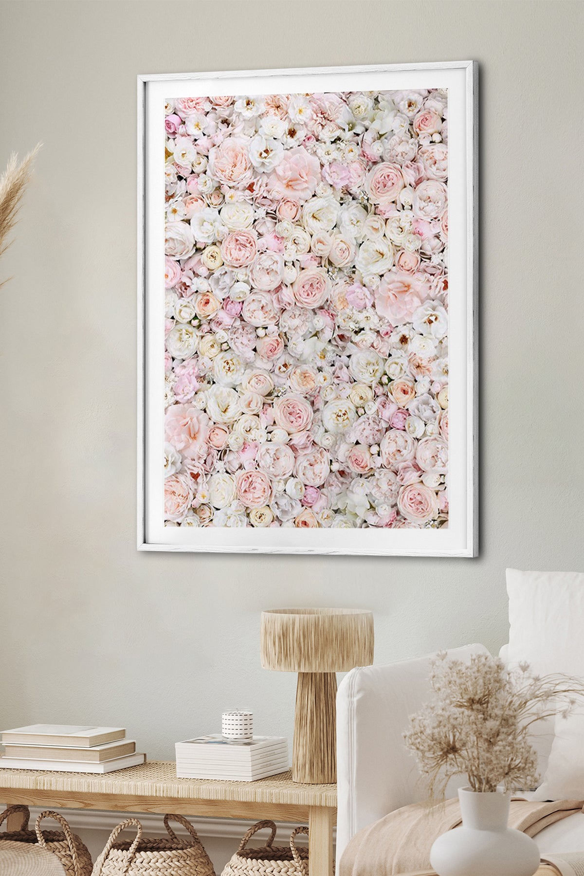 HOMEPACK Ahşap Çerçeveli Tablo Çerçeveli Poster Sanatsal Modern Duvar Dekoru BEK-8080