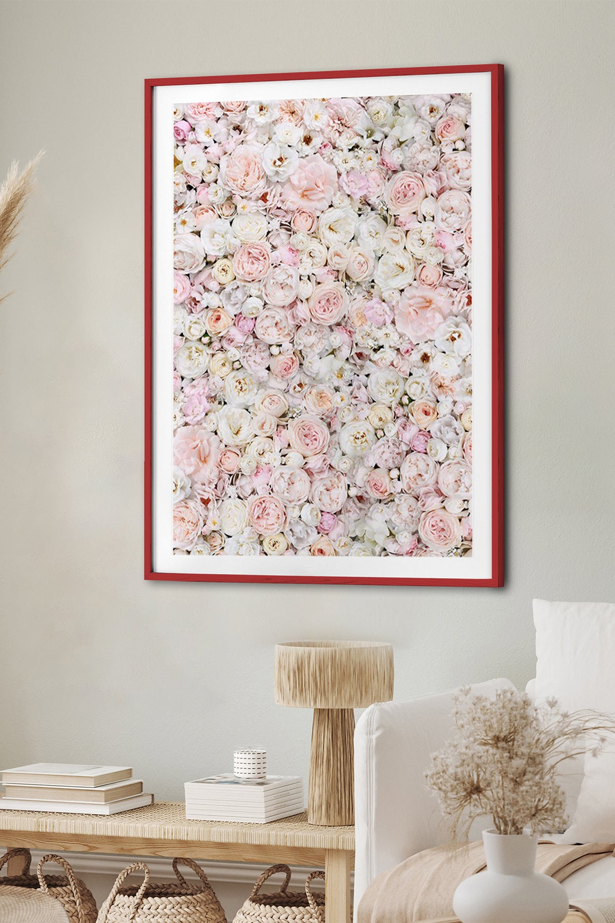 HOMEPACK Ahşap Çerçeveli Tablo Çerçeveli Poster Sanatsal Modern Duvar Dekoru BEK-8080