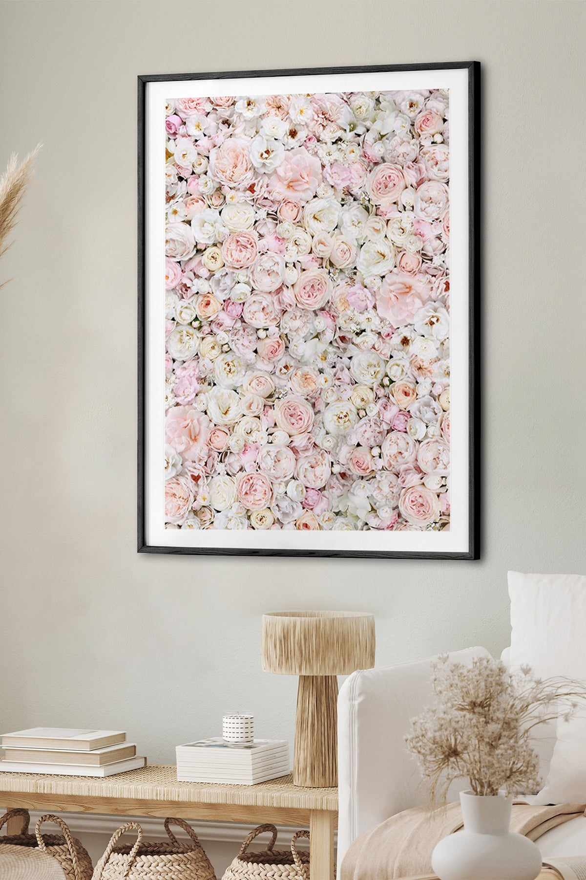 HOMEPACK Ahşap Çerçeveli Tablo Çerçeveli Poster Sanatsal Modern Duvar Dekoru BEK-8080
