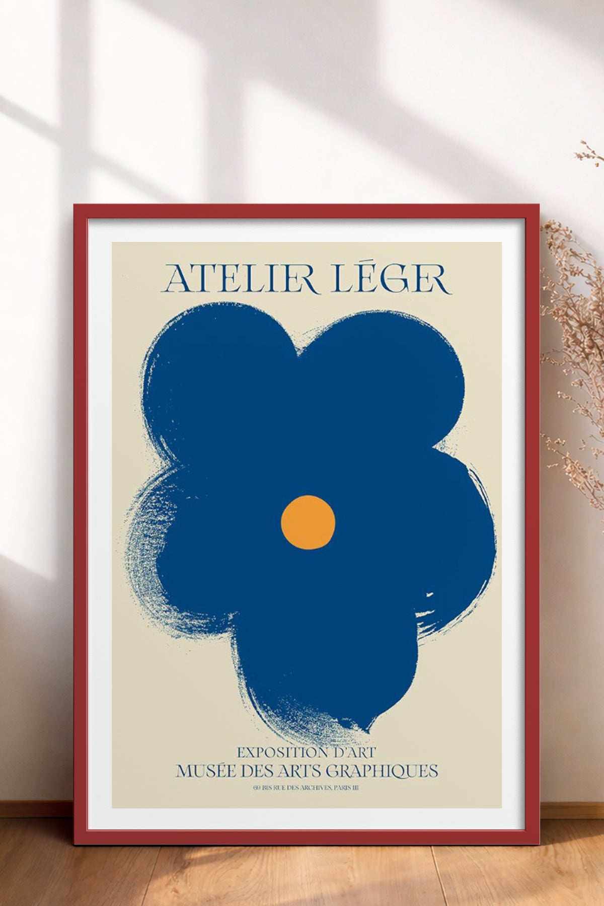 HOMEPACK Ahşap Çerçeveli Tablo Çerçeveli Poster Sanatsal Modern Duvar Dekoru BEK-8081
