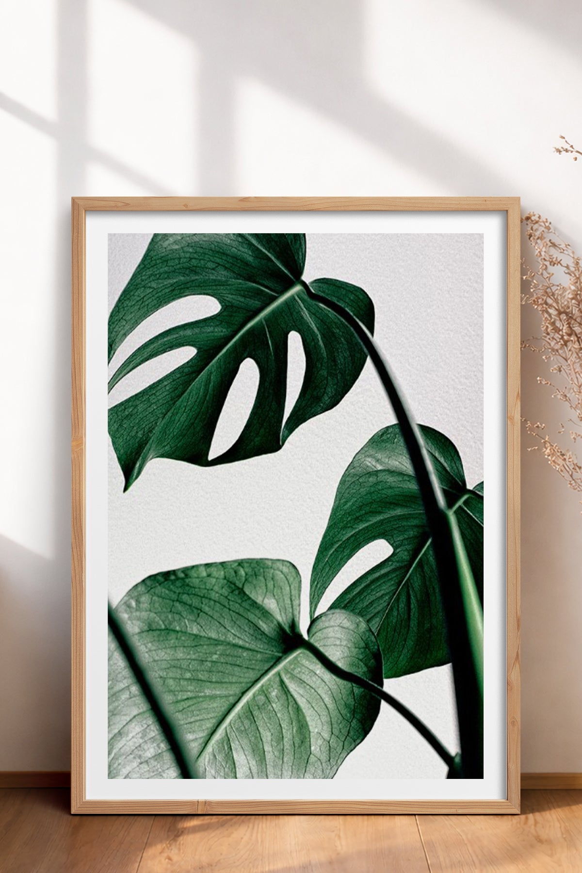 HOMEPACK Ahşap Çerçeveli Tablo Çerçeveli Poster Sanatsal Modern Duvar Dekoru BEK-8082