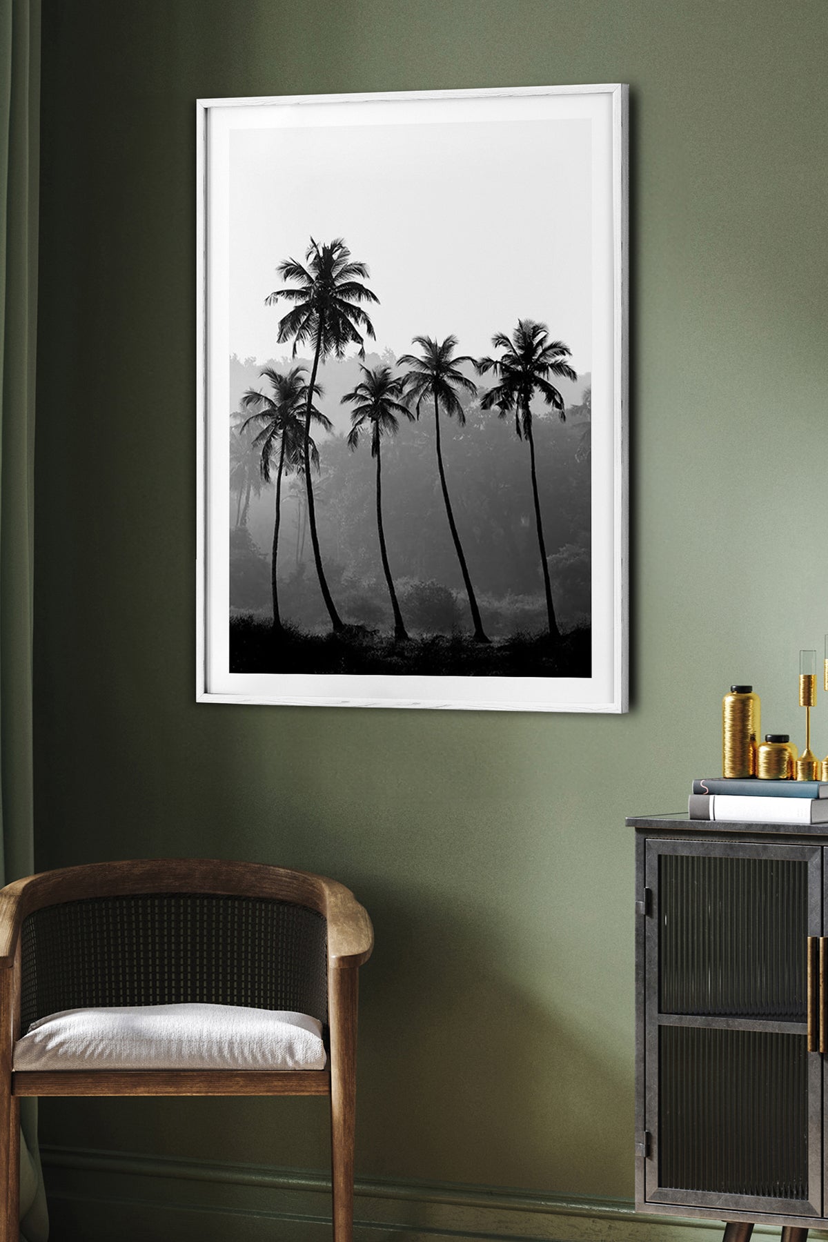 HOMEPACK Ahşap Çerçeveli Tablo Çerçeveli Poster Sanatsal Modern Duvar Dekoru BEK-8083