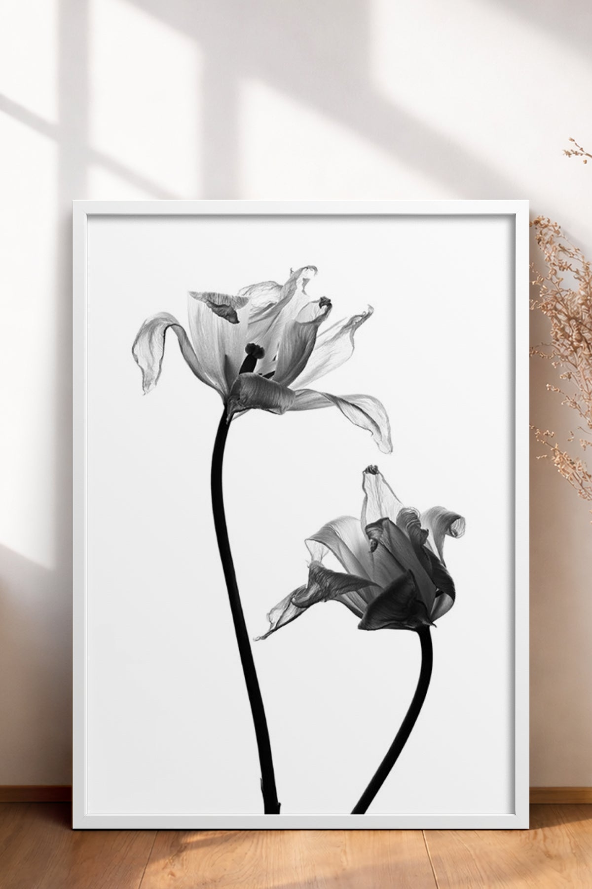HOMEPACK Ahşap Çerçeveli Tablo Çerçeveli Poster Sanatsal Modern Duvar Dekoru BEK-8084