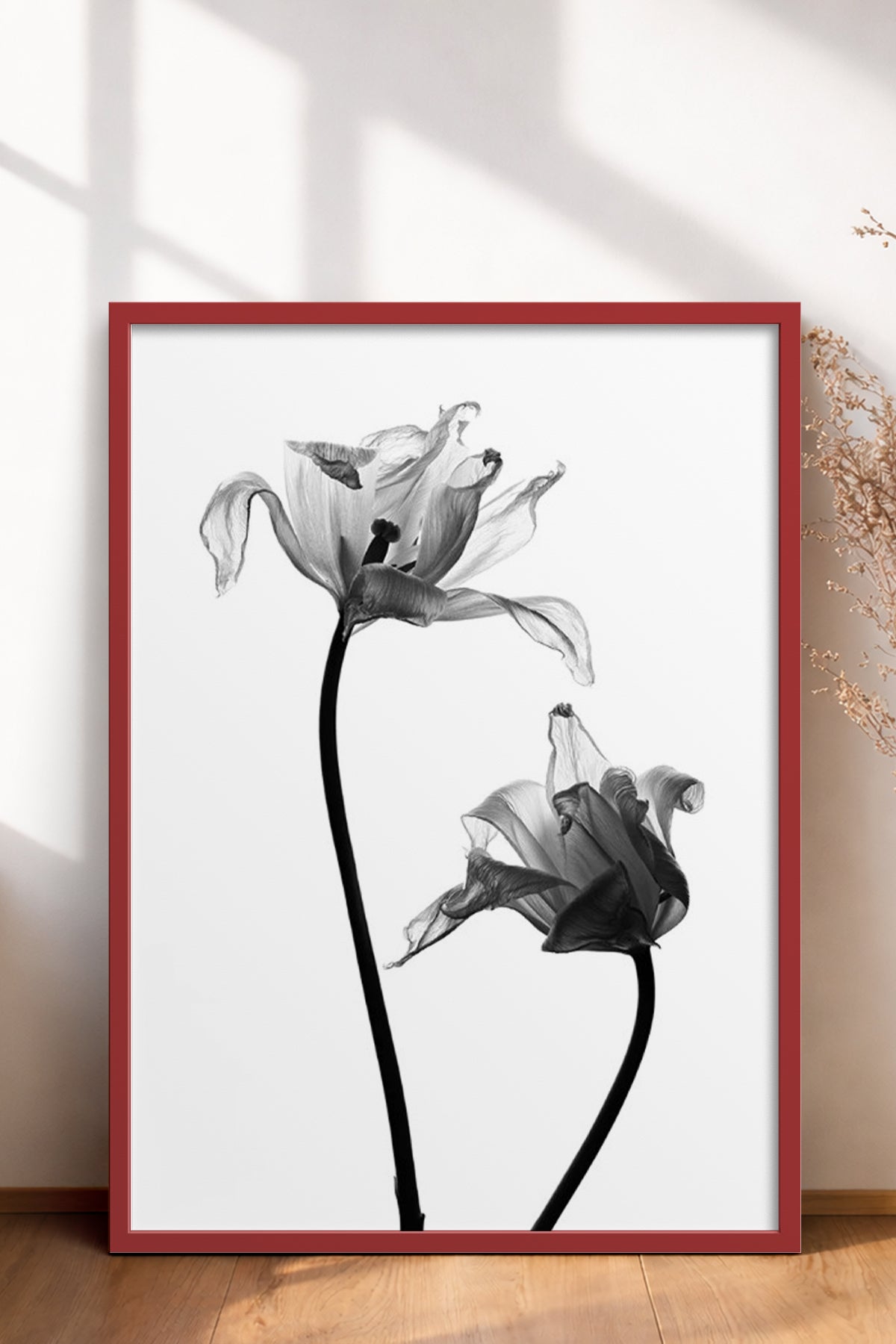 HOMEPACK Ahşap Çerçeveli Tablo Çerçeveli Poster Sanatsal Modern Duvar Dekoru BEK-8084
