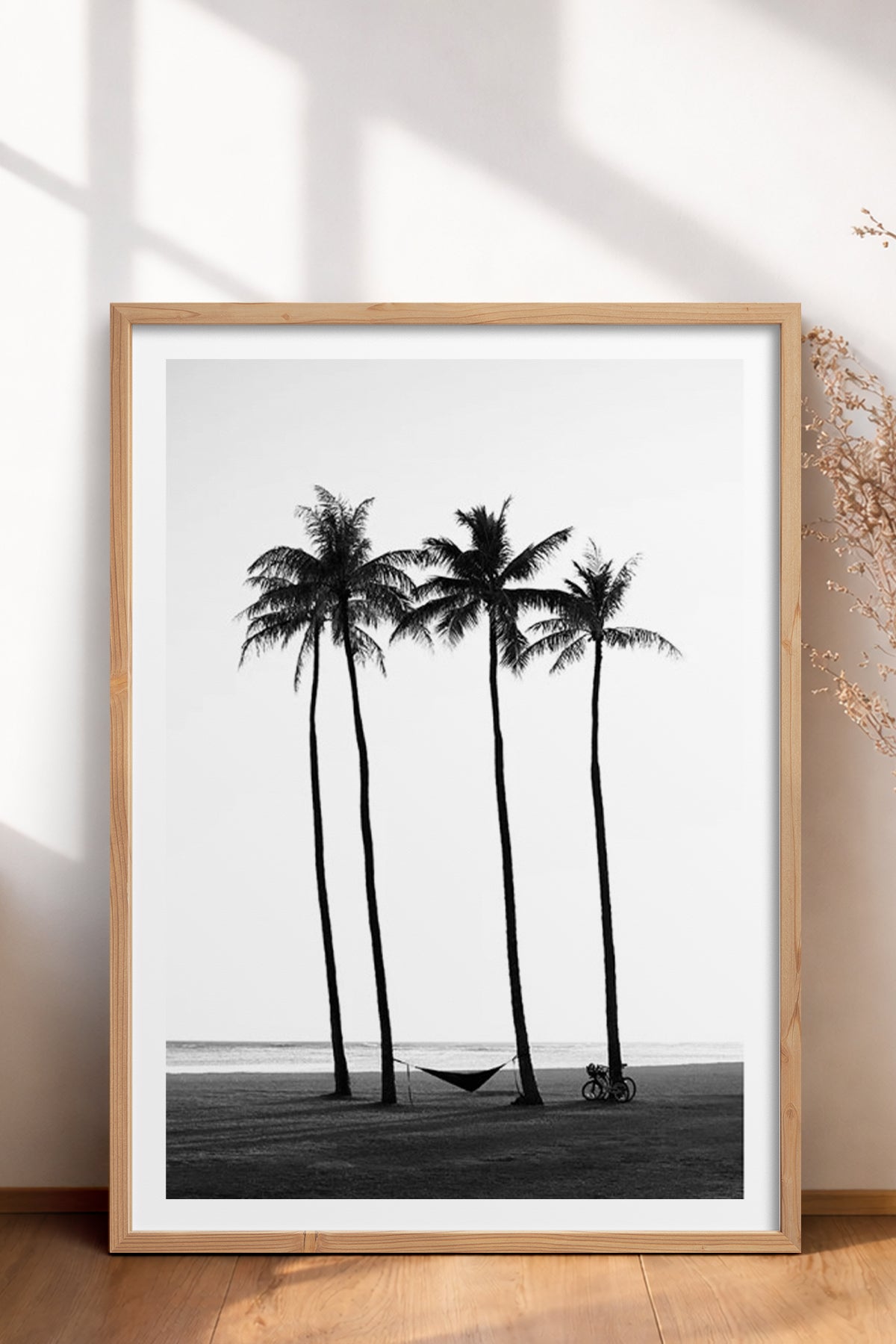 HOMEPACK Ahşap Çerçeveli Tablo Çerçeveli Poster Sanatsal Modern Duvar Dekoru BEK-8085