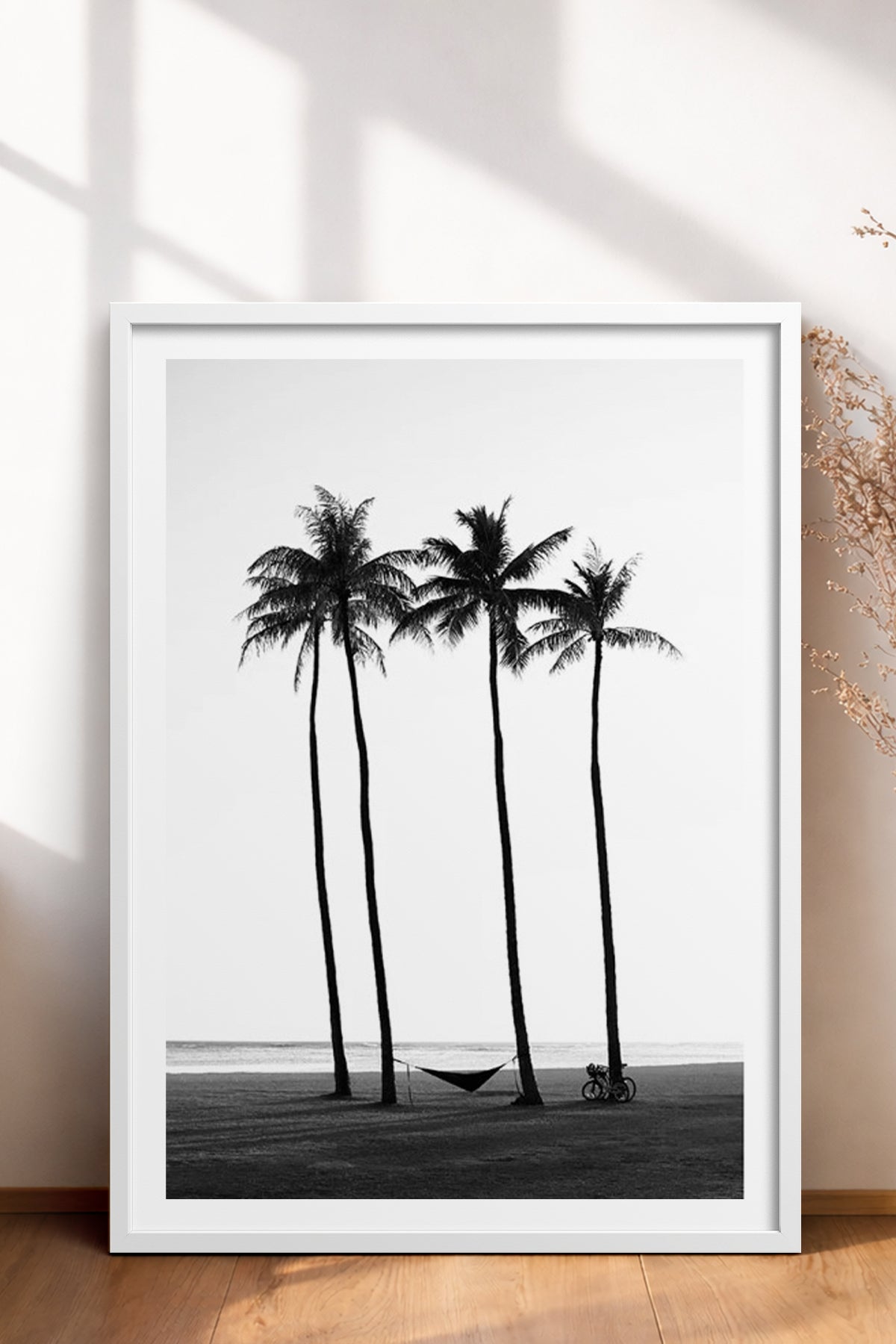 HOMEPACK Ahşap Çerçeveli Tablo Çerçeveli Poster Sanatsal Modern Duvar Dekoru BEK-8085