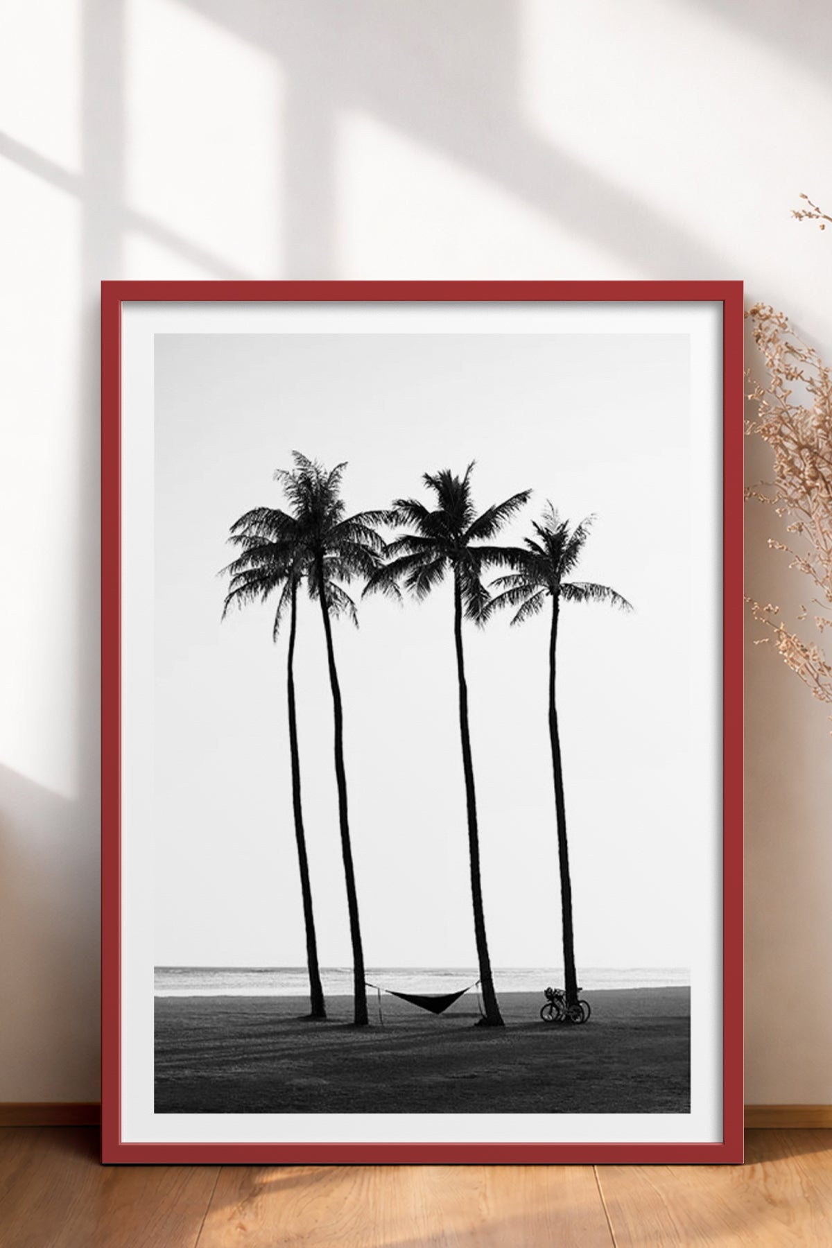 HOMEPACK Ahşap Çerçeveli Tablo Çerçeveli Poster Sanatsal Modern Duvar Dekoru BEK-8085