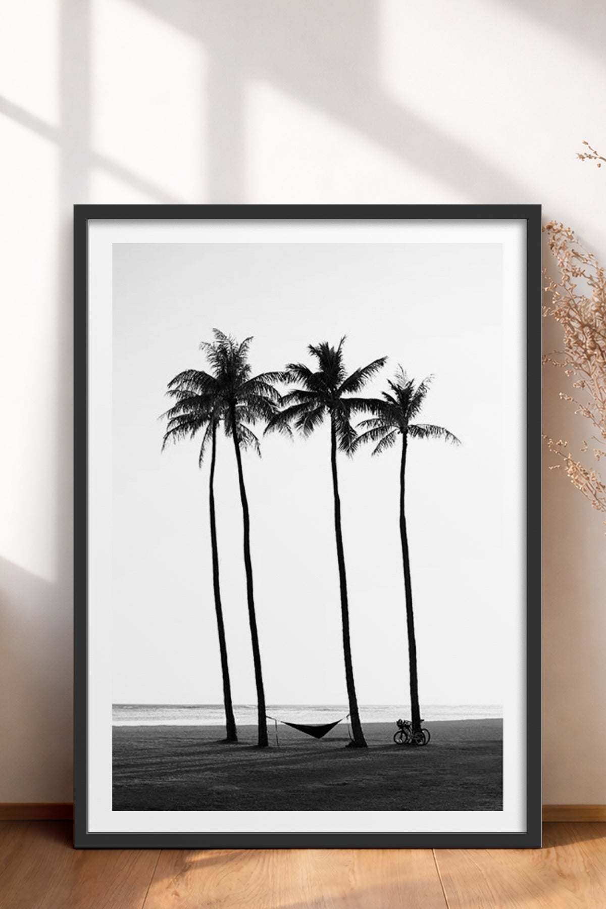 HOMEPACK Ahşap Çerçeveli Tablo Çerçeveli Poster Sanatsal Modern Duvar Dekoru BEK-8085