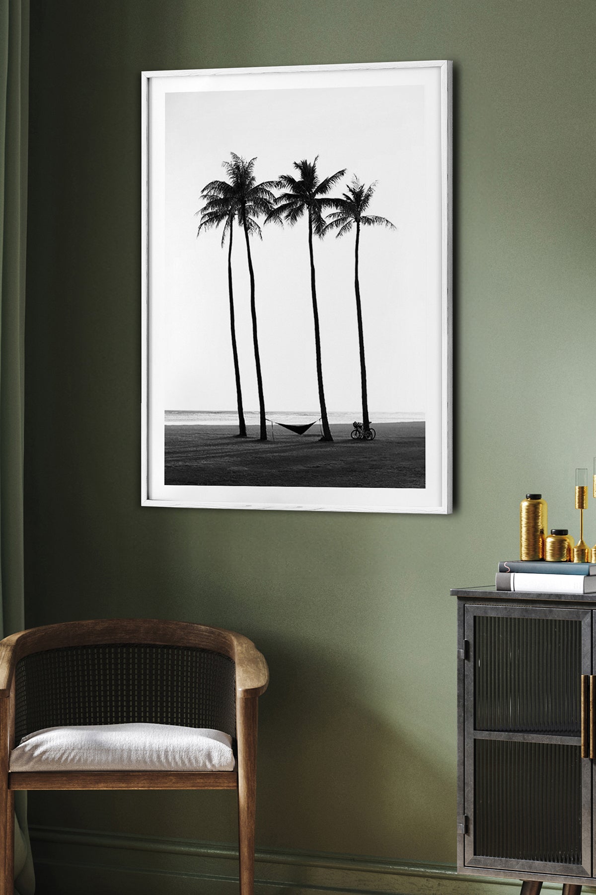 HOMEPACK Ahşap Çerçeveli Tablo Çerçeveli Poster Sanatsal Modern Duvar Dekoru BEK-8085
