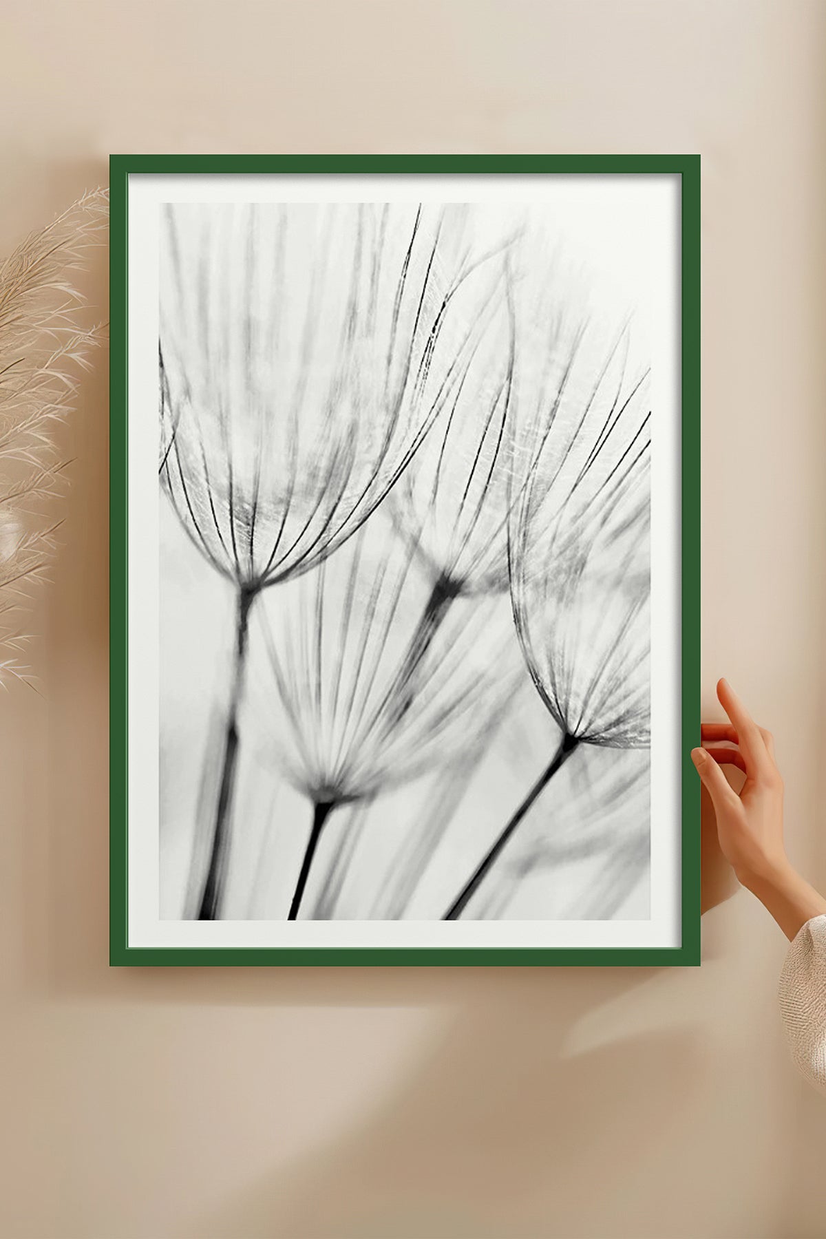 HOMEPACK Ahşap Çerçeveli Tablo Çerçeveli Poster Sanatsal Modern Duvar Dekoru BEK-8086