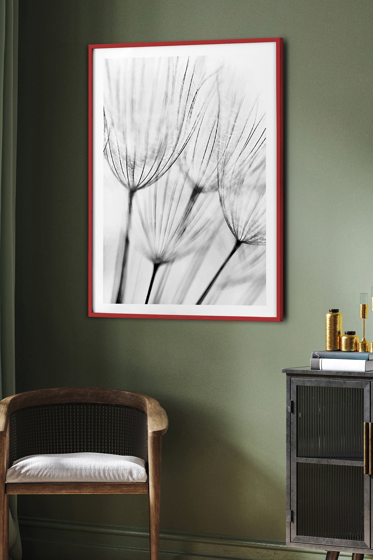 HOMEPACK Ahşap Çerçeveli Tablo Çerçeveli Poster Sanatsal Modern Duvar Dekoru BEK-8086