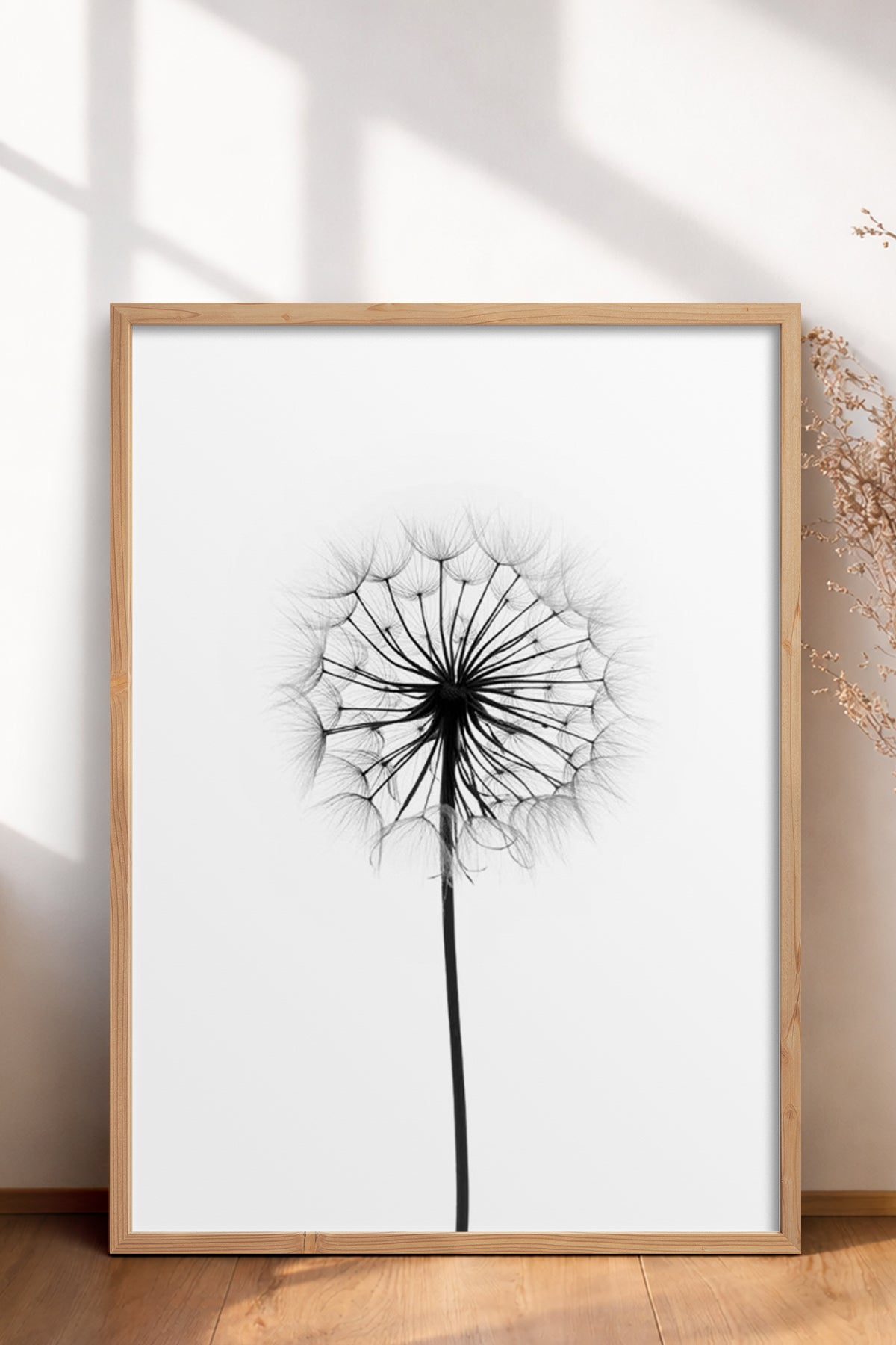 HOMEPACK Ahşap Çerçeveli Tablo Çerçeveli Poster Sanatsal Modern Duvar Dekoru BEK-8087