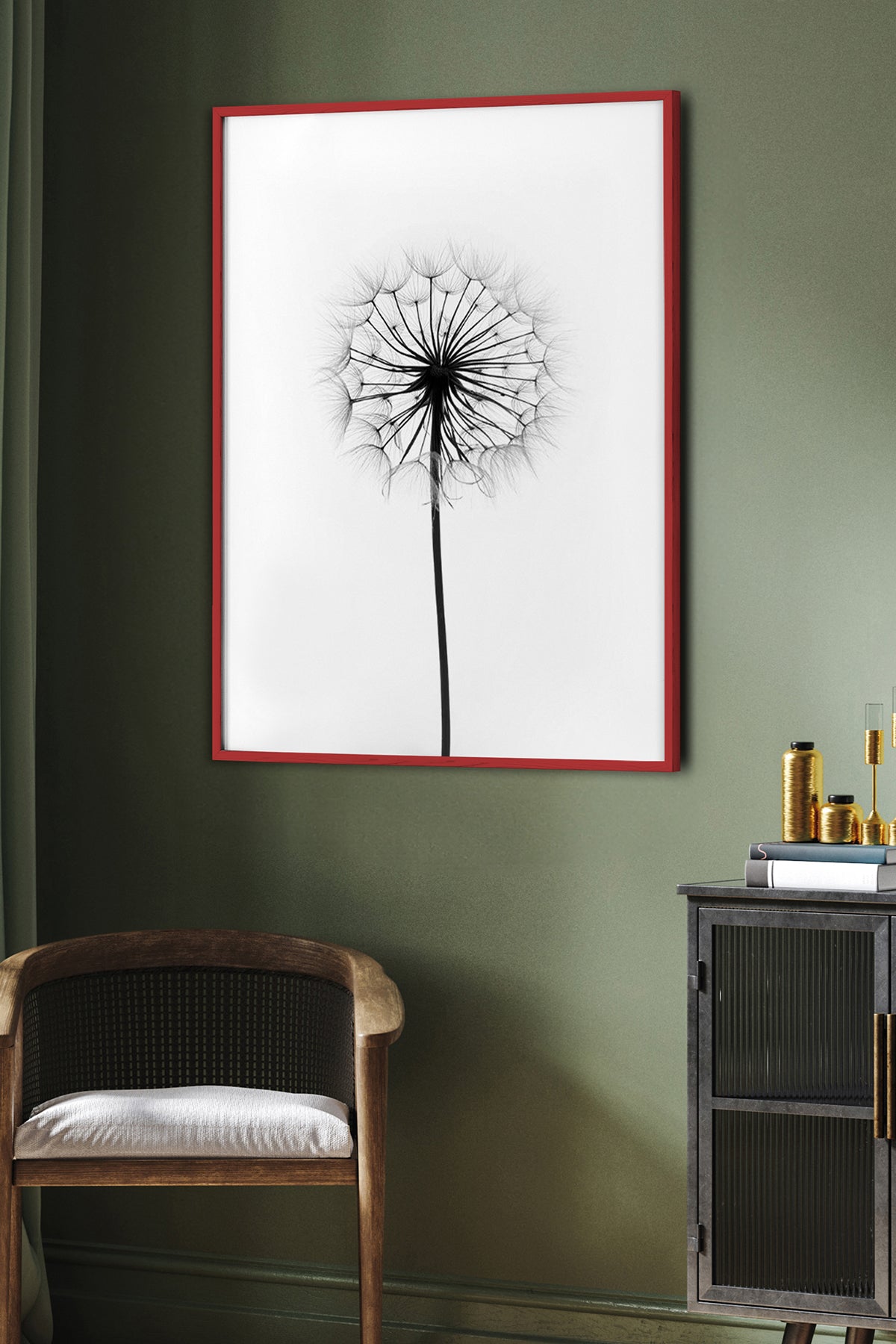 HOMEPACK Ahşap Çerçeveli Tablo Çerçeveli Poster Sanatsal Modern Duvar Dekoru BEK-8087