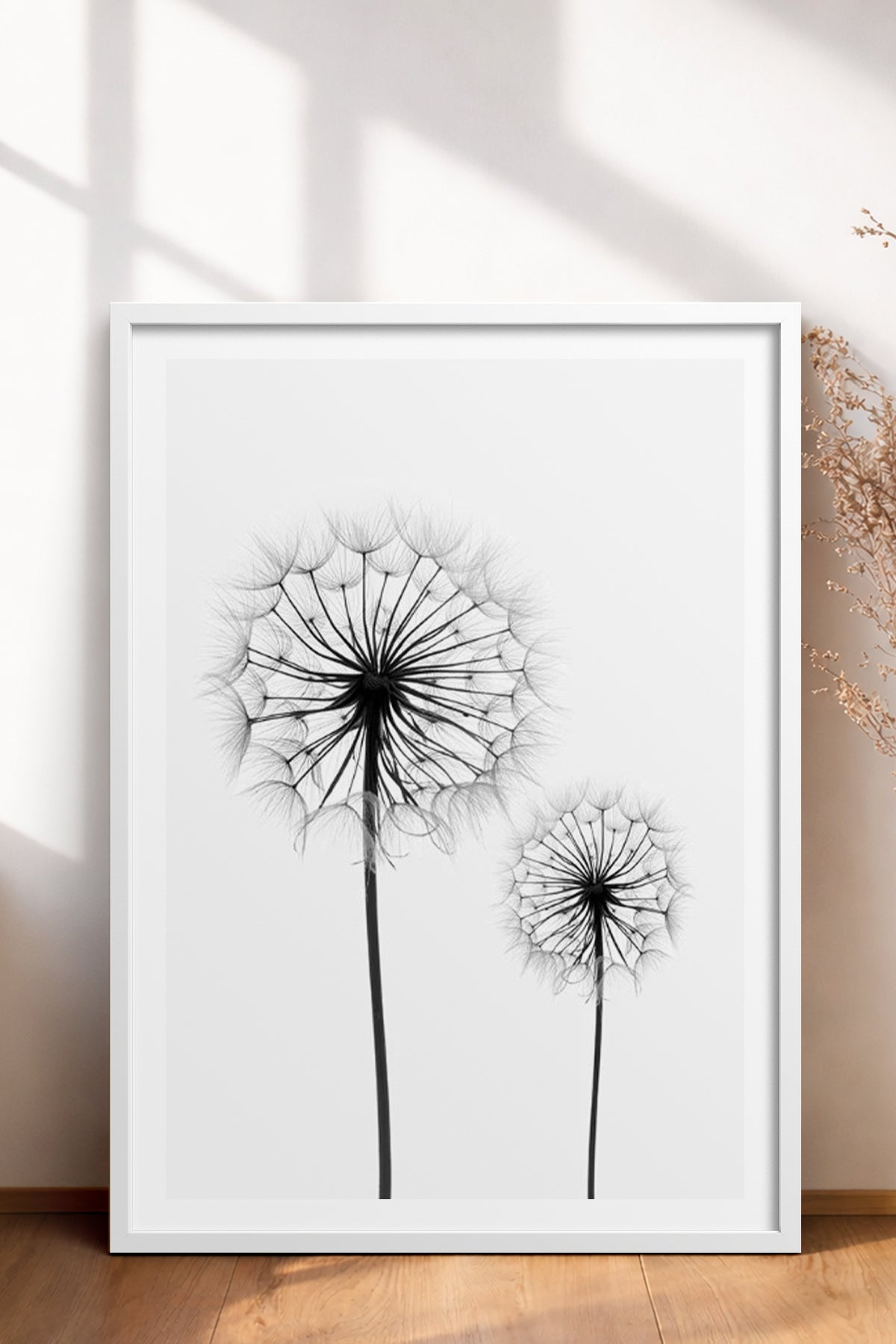 HOMEPACK Ahşap Çerçeveli Tablo Çerçeveli Poster Sanatsal Modern Duvar Dekoru BEK-8088