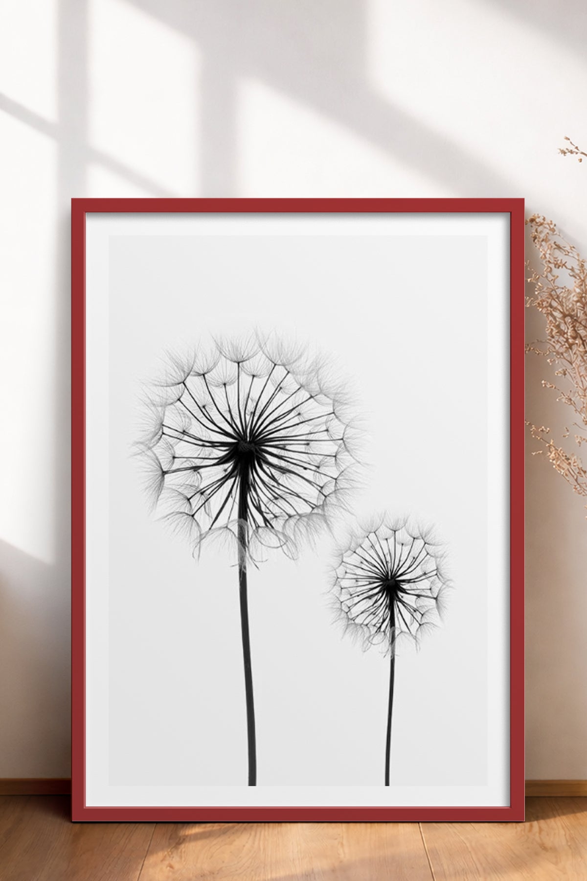HOMEPACK Ahşap Çerçeveli Tablo Çerçeveli Poster Sanatsal Modern Duvar Dekoru BEK-8088
